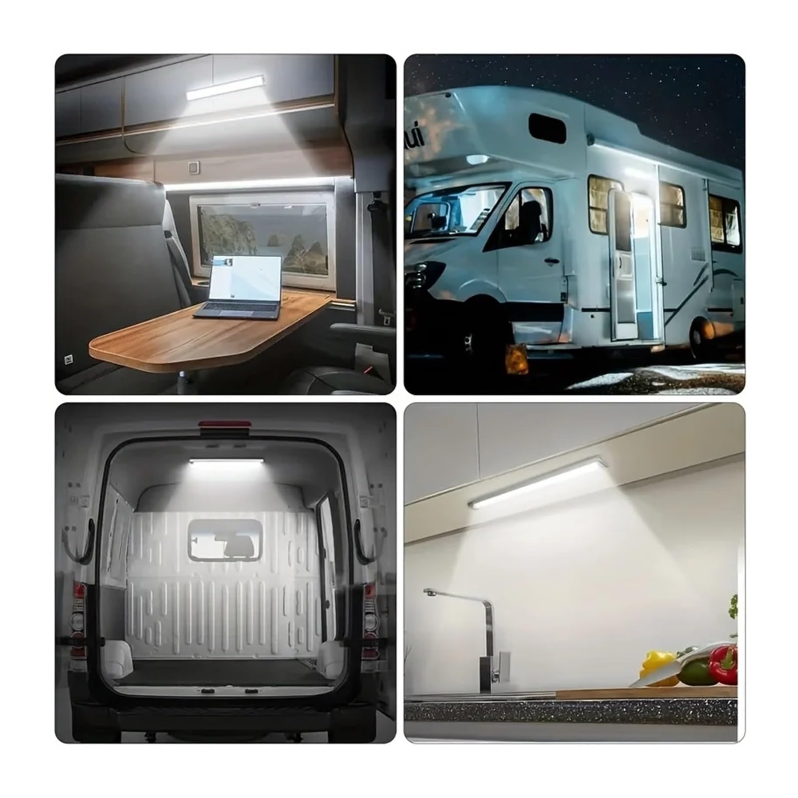 Aplique de Pared LED, 10 Piezas de luz LED con detección de Movimiento, Utilizado para armarios y gabinetes, iluminación Interior de bajo Consumo, con función de luz Nocturna (luz cálida 10 cm)