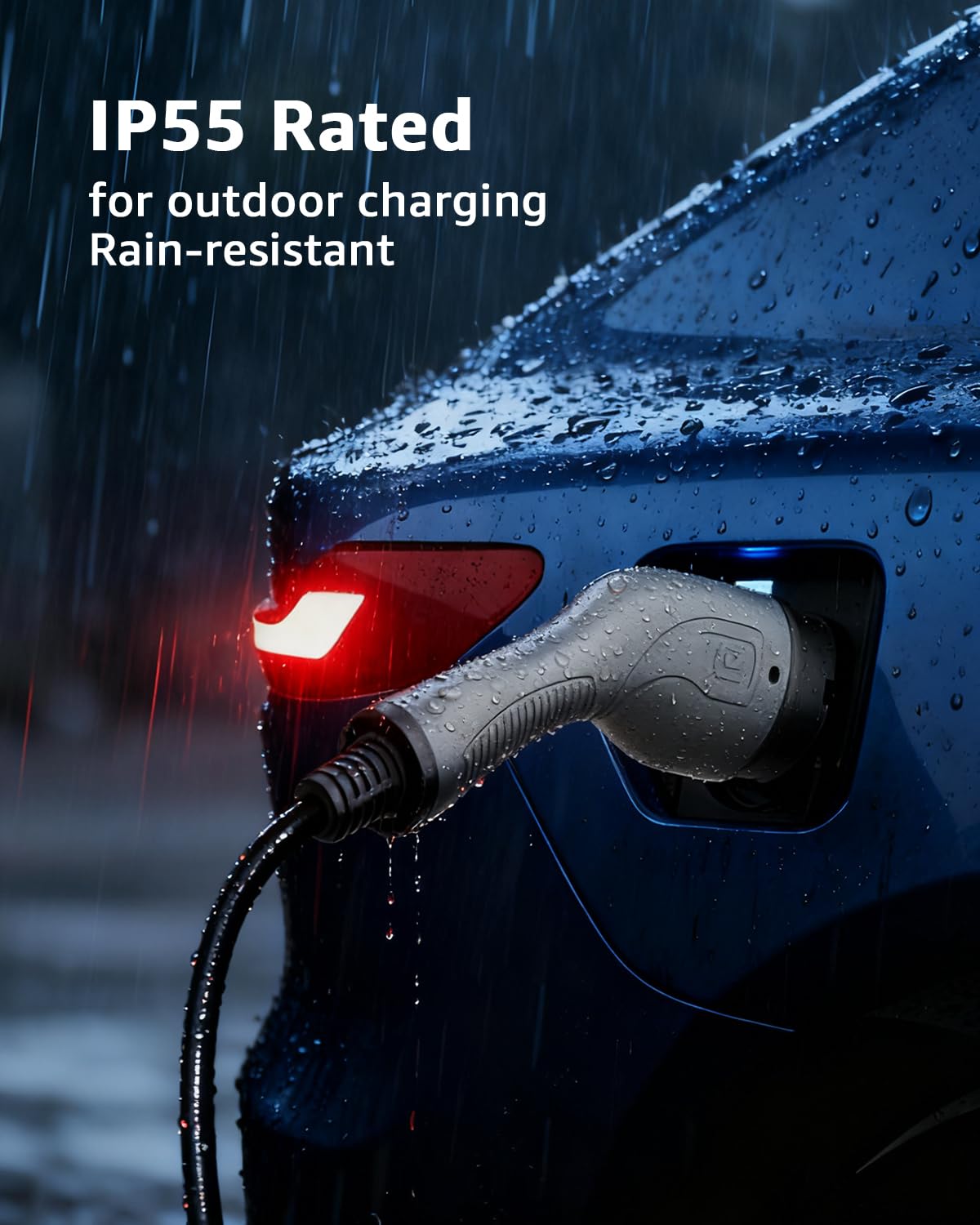bokman Type 2 EV Charging Cable, Mode 3 / 32A / 7.2KW / 1 Phase / 10 Meter, Electric Vehicle Car Plug-in Hybrid Type 2 to Type 2 Fast Charging Cable — view 6