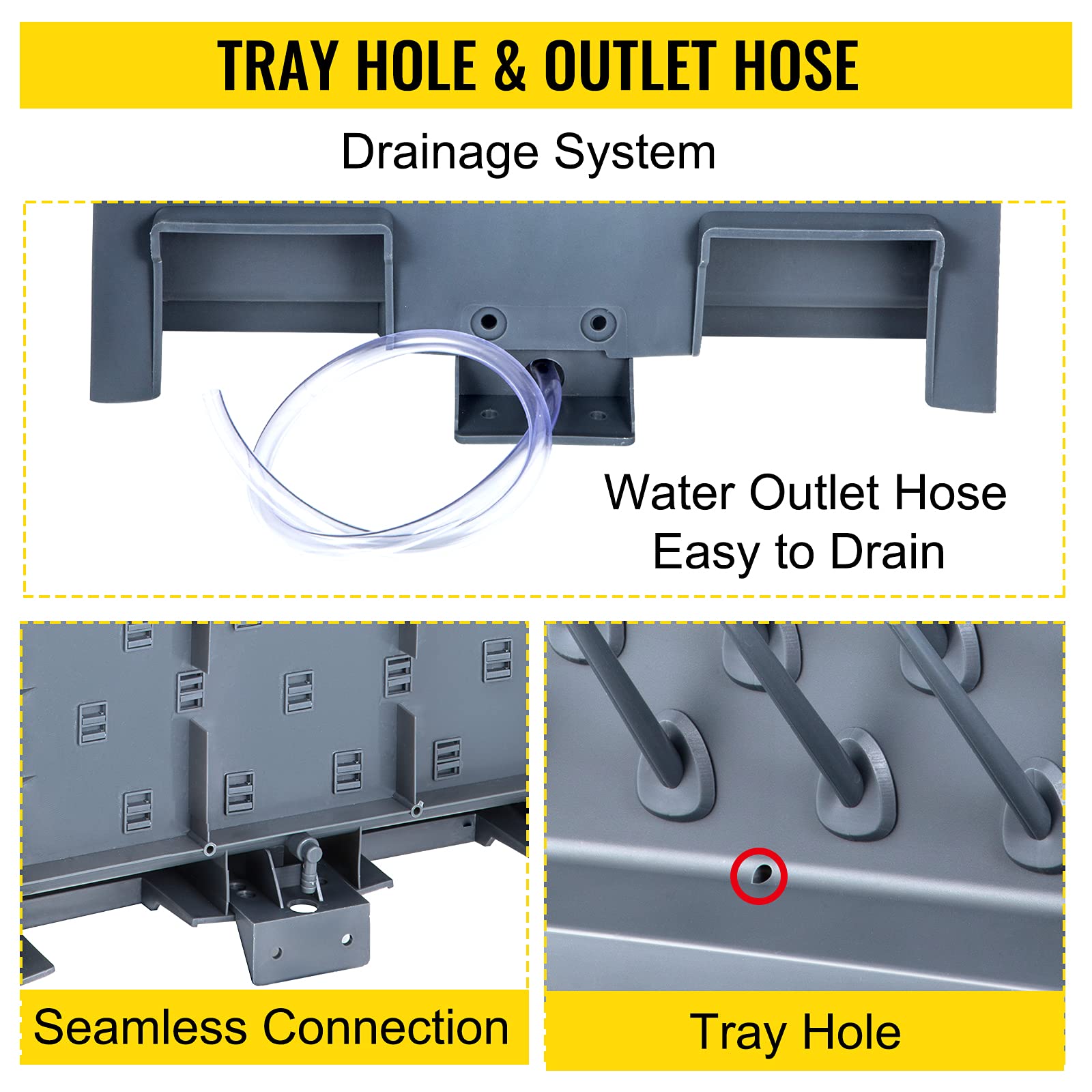 Buy VEVOR Drying Rack Lab Glassware Rack PP Material Glassware Drying