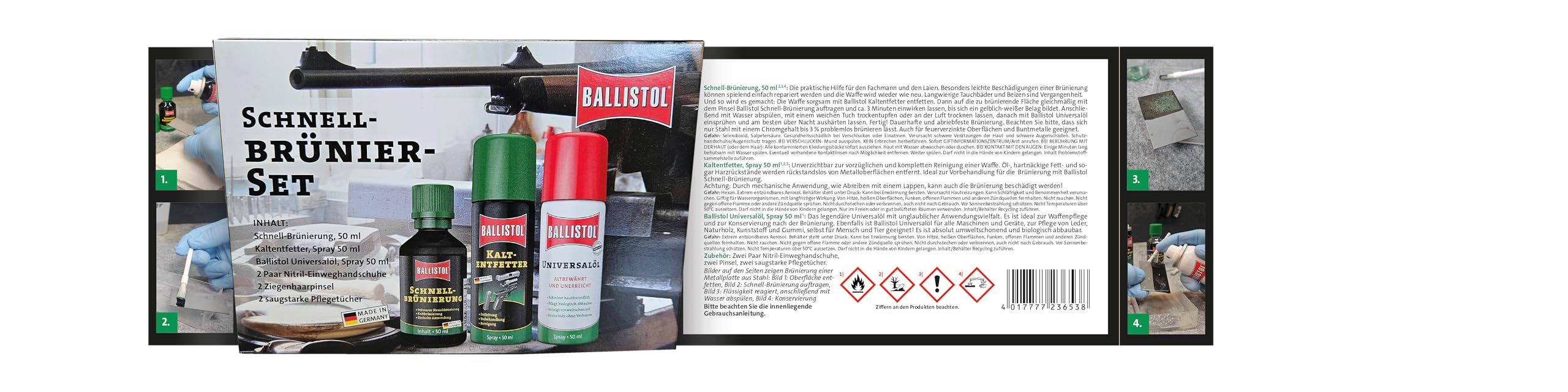 BALLISTOL Schnellbrünierung – Set