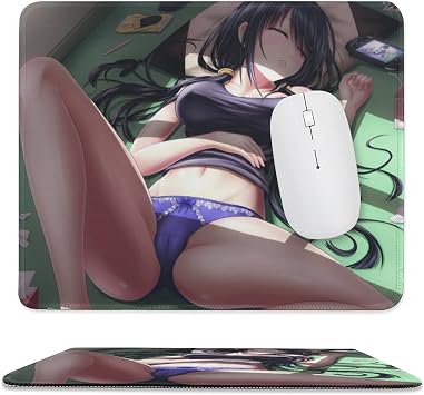 Mouse Pad Date A Live Kyuzaki Rubber Mat, Desk Decoration, Durable, Anti-Slip, Anti-Scratch, Waterproof, Multi-functional, Decorative, Lightweight, Fashion, Character Pattern, Gaming Mouse Pad 9.8 x 11.8 inches 25 x 30 cm