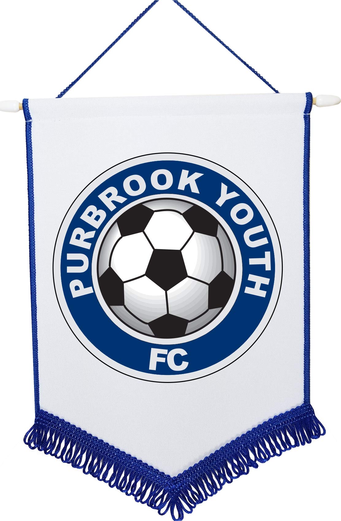 Personalised pennant (Blue 10 x 15cm)