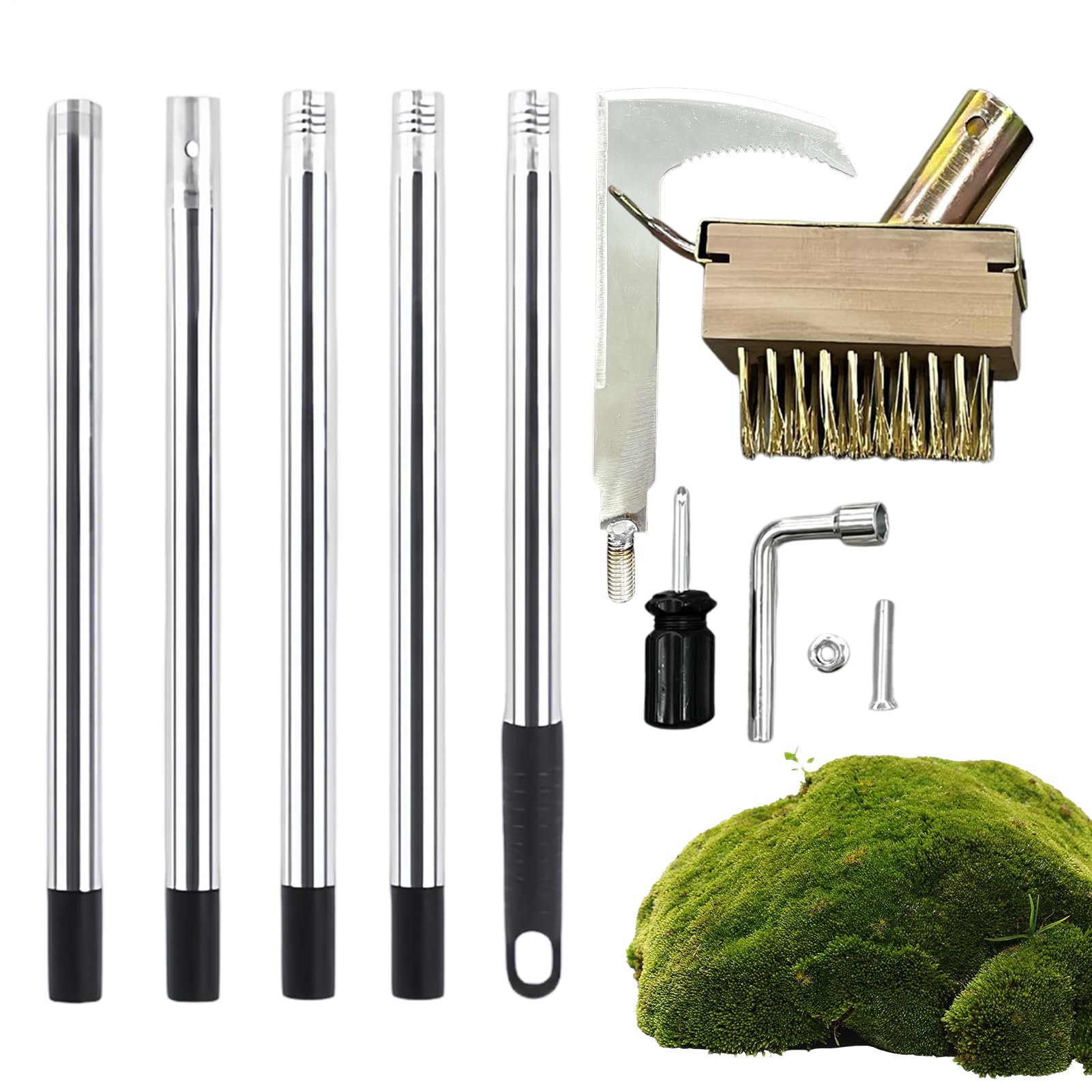 Fugenkratzer L-förmiges rostfreies Fugenbürsten-Set