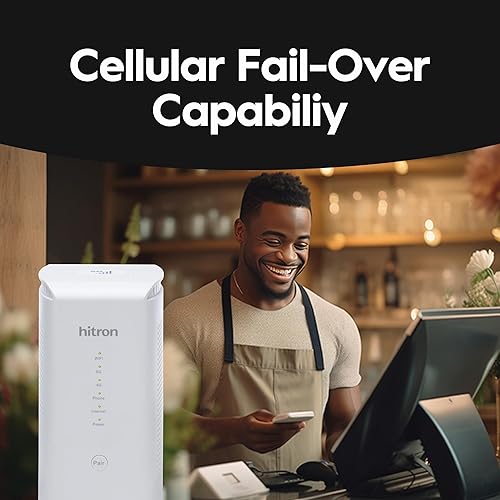 Miniatura 4 de Hitron Enrutador celular D60 5G con ranura para tarjeta SIM  Router AX3000 WiFi 6 con malla WiFi  Certificado con T-Mobile, AT&T, US Cellular  Nano