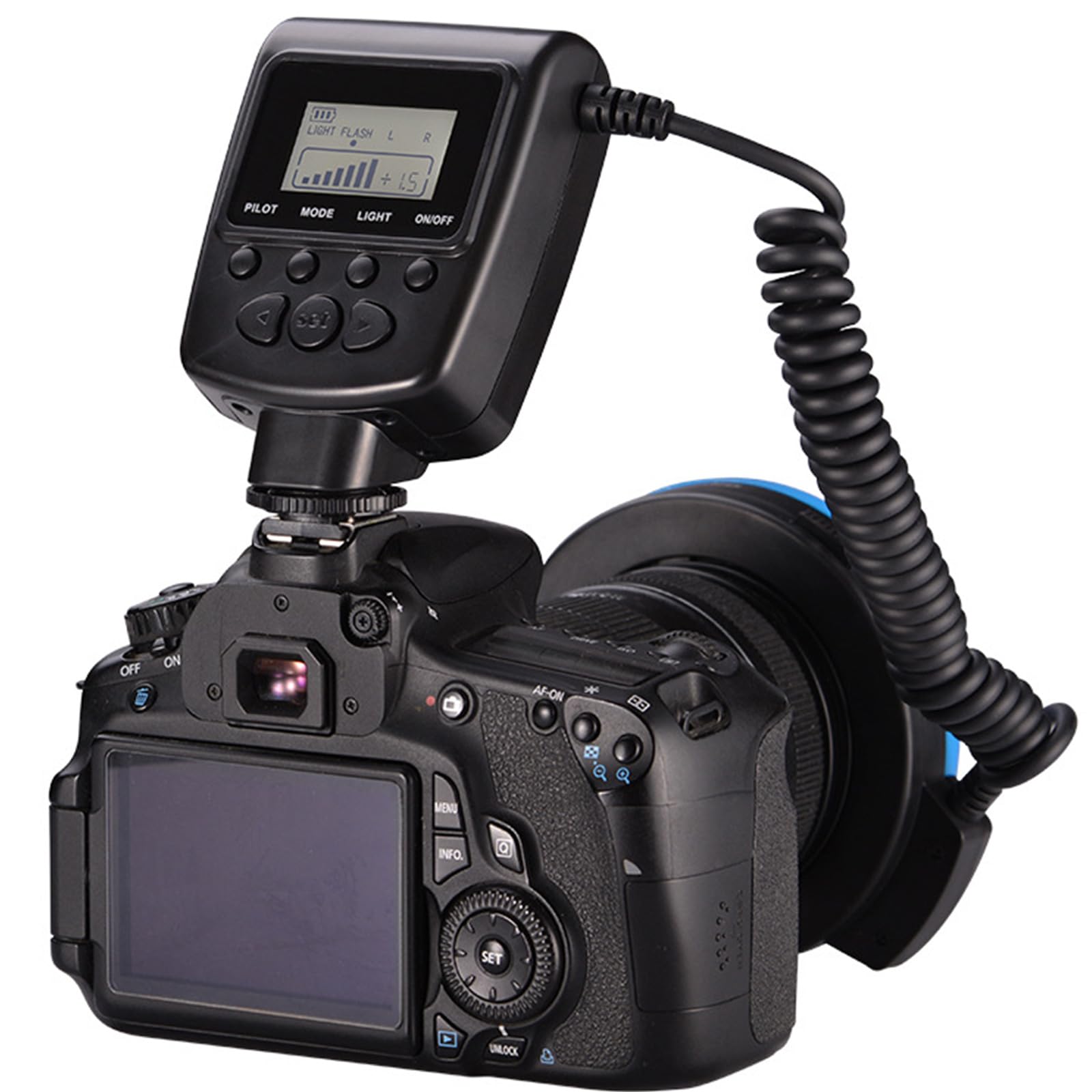Fotografia Anelli Luce con Schermo LCD 7 Modalità di Illuminazione 8 Adattatori per Enhanceds Imaging Effetti Flash Luce con LCD Controller