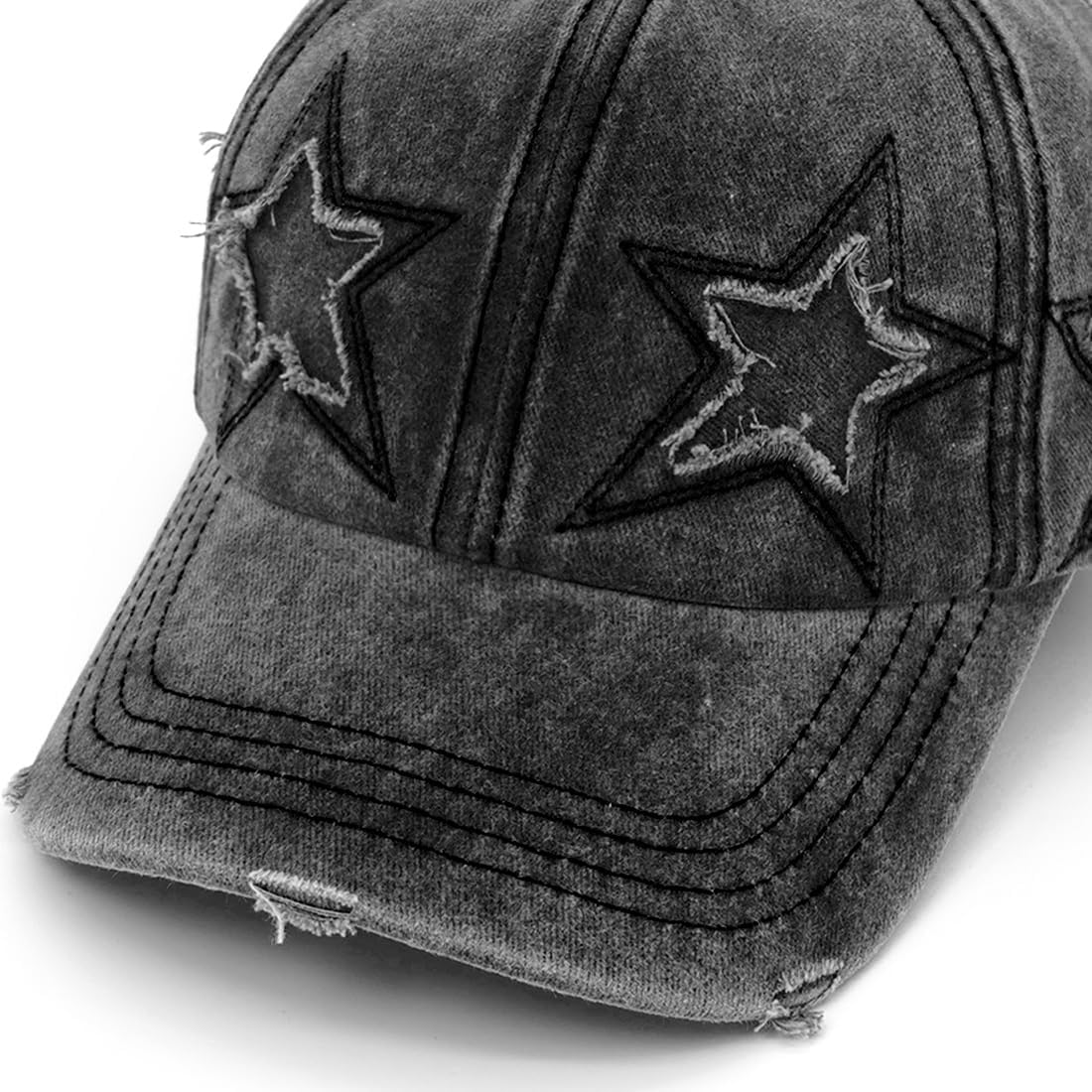 Vintage Washed Distressed Baseball Cap for Women Men Adjustable Sports Hat - Image 7