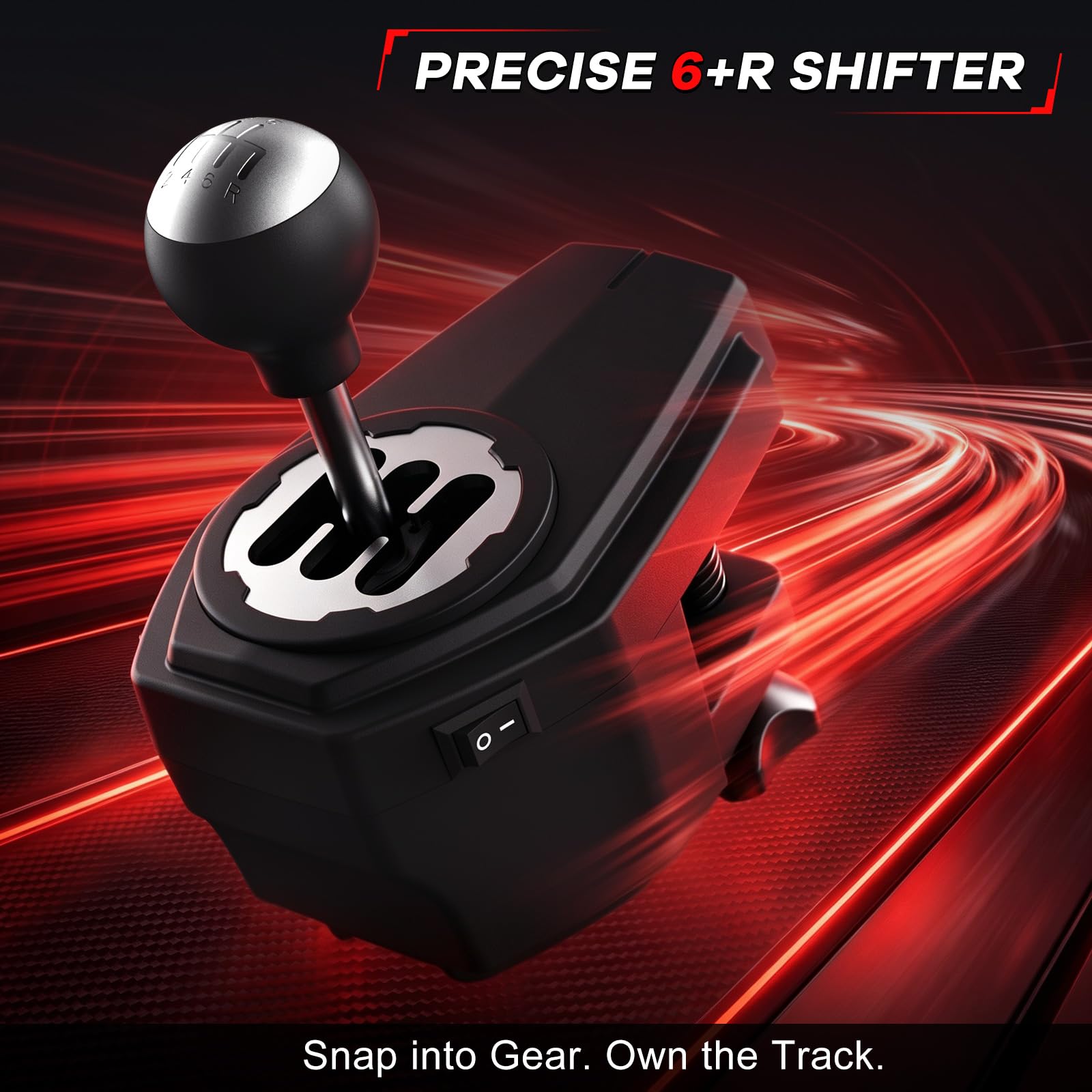Gamrombo Set di ruote da corsa da 11 pollici per PS5/PS4/PC | con pelle cucita a mano, rotazione di 270°/900°, doppia vibrazione, RGB, Prog Remap, pedale e cambio