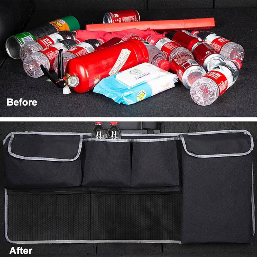 Organisateur De Coffre De Voiture QOWUXHZ - 3 Bandes Élastiques Pour Sécuriser Les Objets, Nylon Polyester