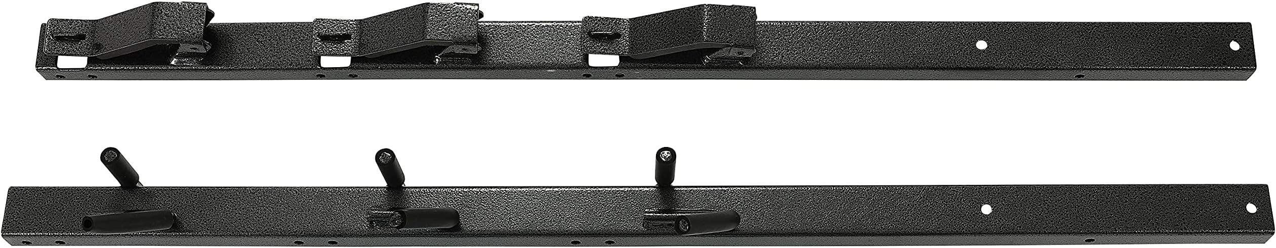 7BLACKSMITHS 3 Place Trimmer Rack Holder Carrier for Open Trailers On Pickup/Trailer Weed Eater Racks w/Lock