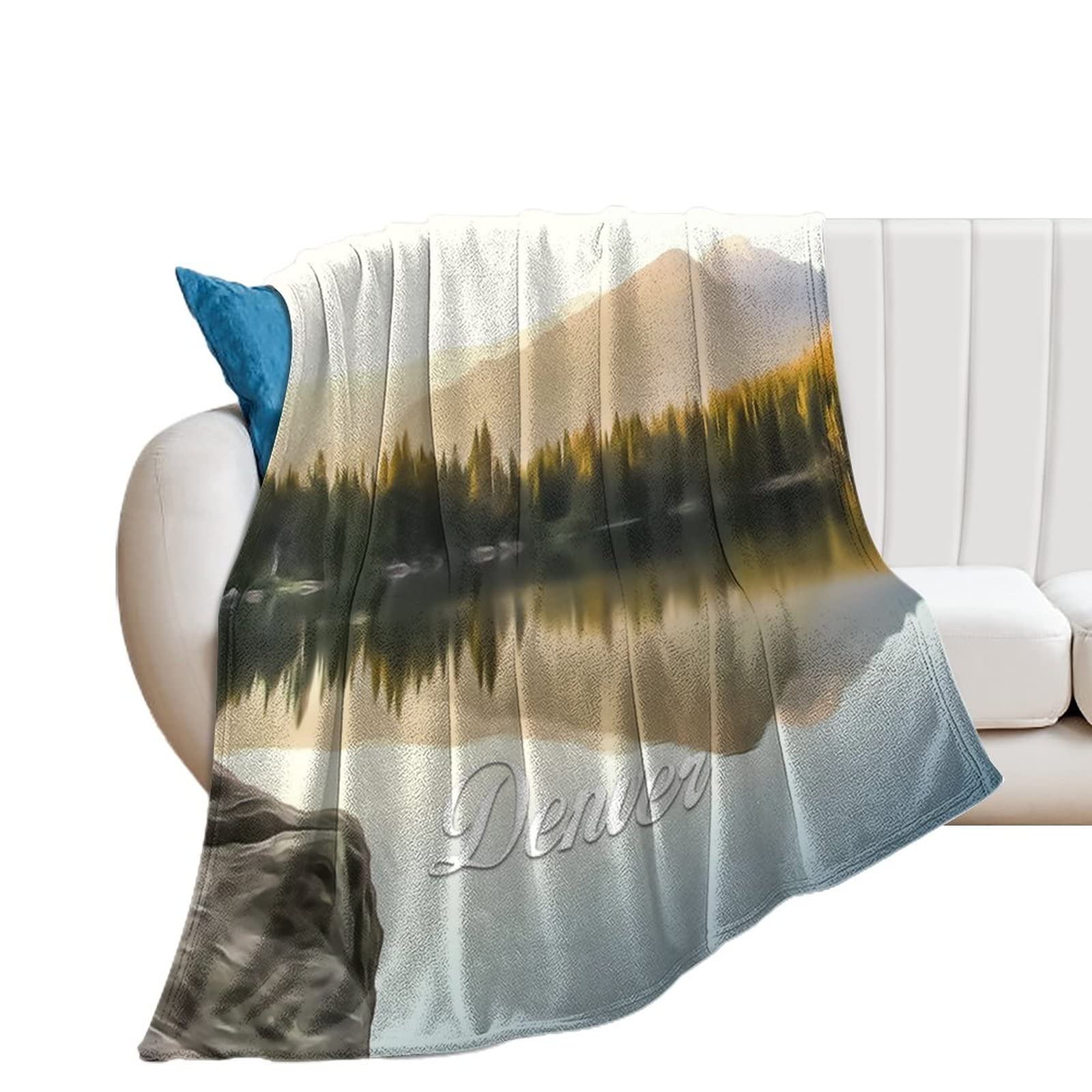 Couverture en flanelle grand plaid microfibre chaud lit et canapé 177x203