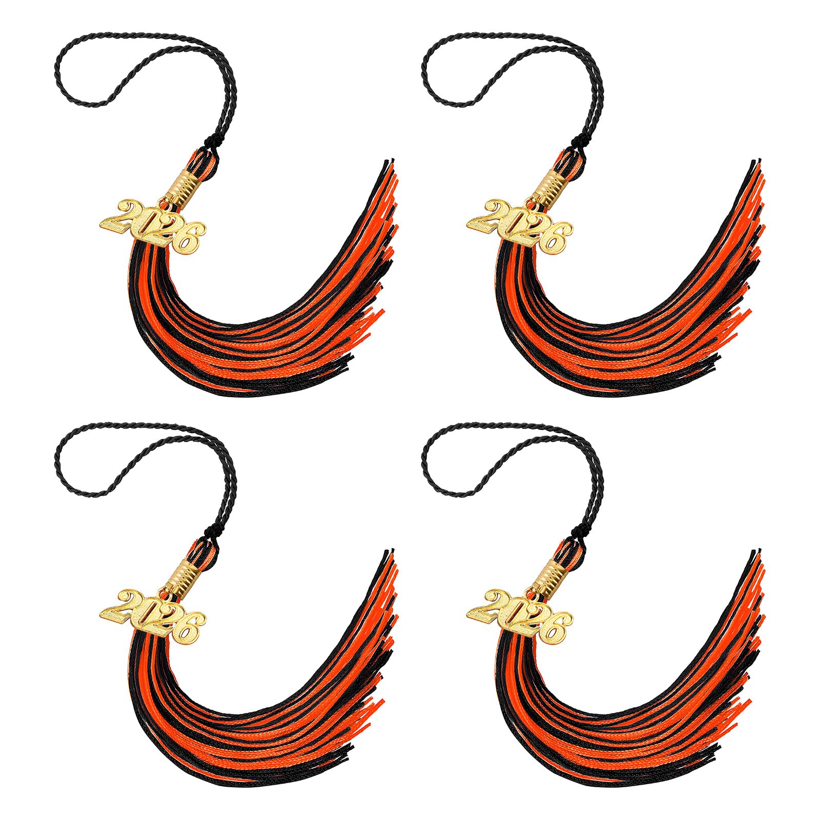 Hsyzygian 2026 Polyester Graduation Tassels with Secure Clip for Cap and Craft Projects Graduation Tassels