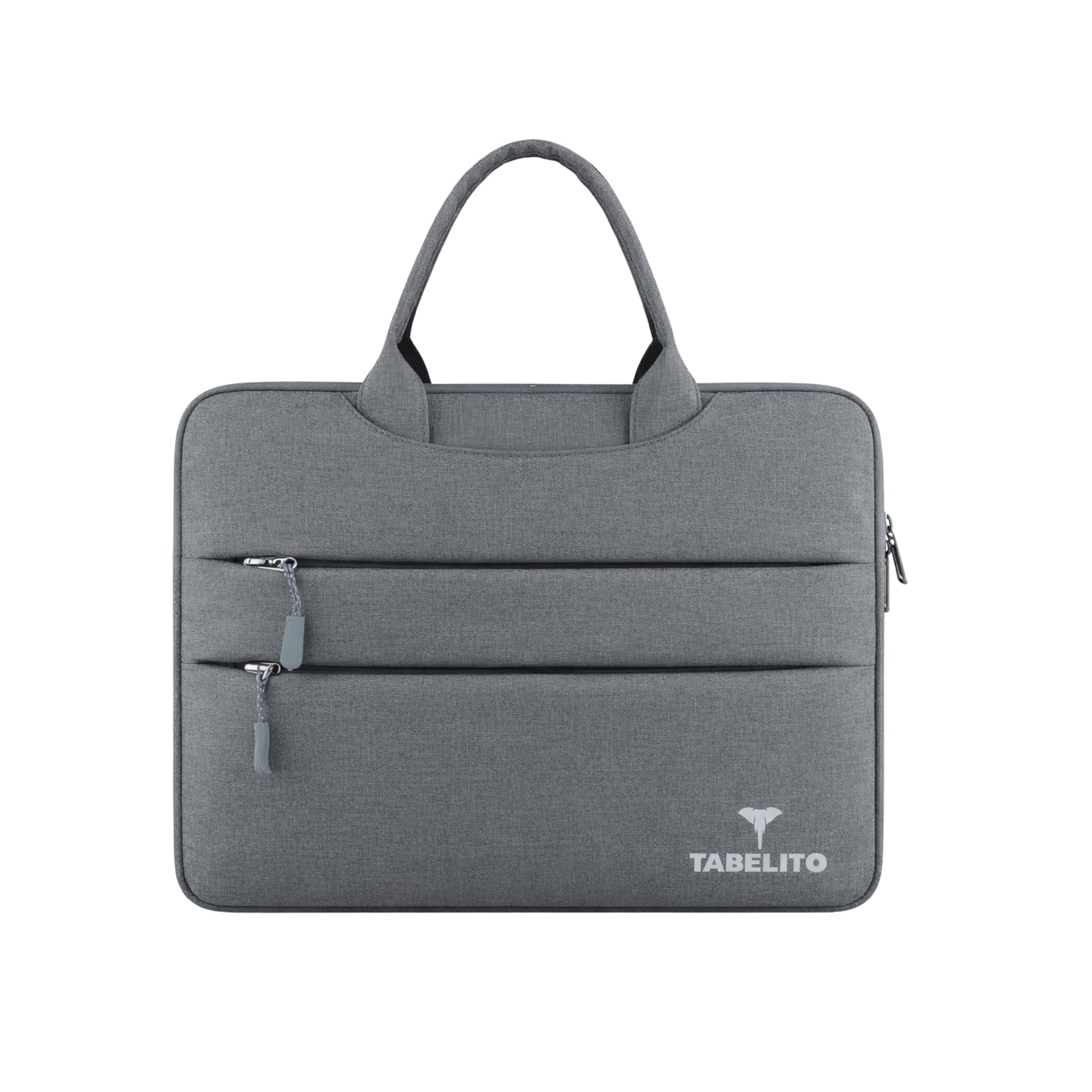 Tabelito® Basic Laptop Sleeve bag case cover Office Bag Laptop Bag 15.6 inch(39.6cm) Laptop Apple/Lenovo/Asus/Hp/MacBook/Thinkpad/Ideapad (Grey)