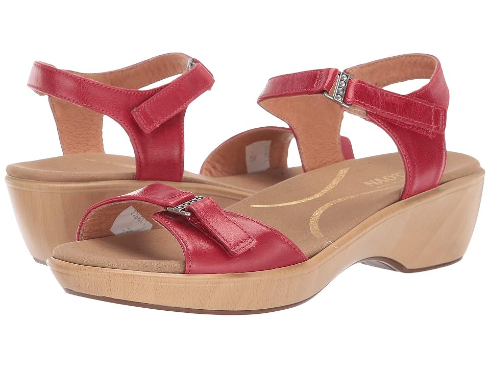

Naot Cellar (Poppy Leather) Women's Shoes, Red