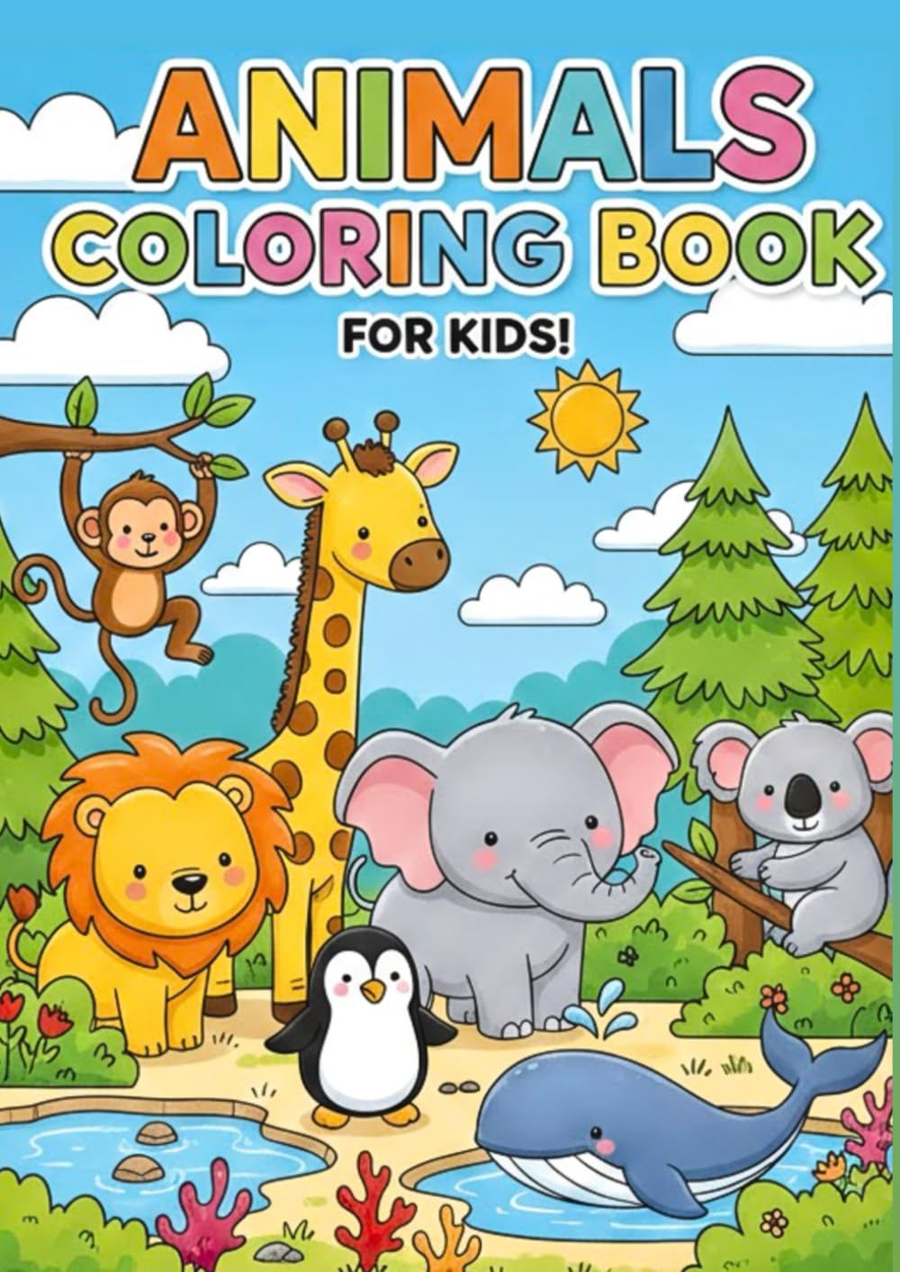 Animals Coloring Book: So Many Animals inside to Color!