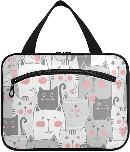 Miniatura 2 de Neceser para mujer, bolsa de maquillaje de viaje, organizador de bolsas de cosméticos, bolsa de aseo colgante para mujeres y hombres, bolsa de viaje