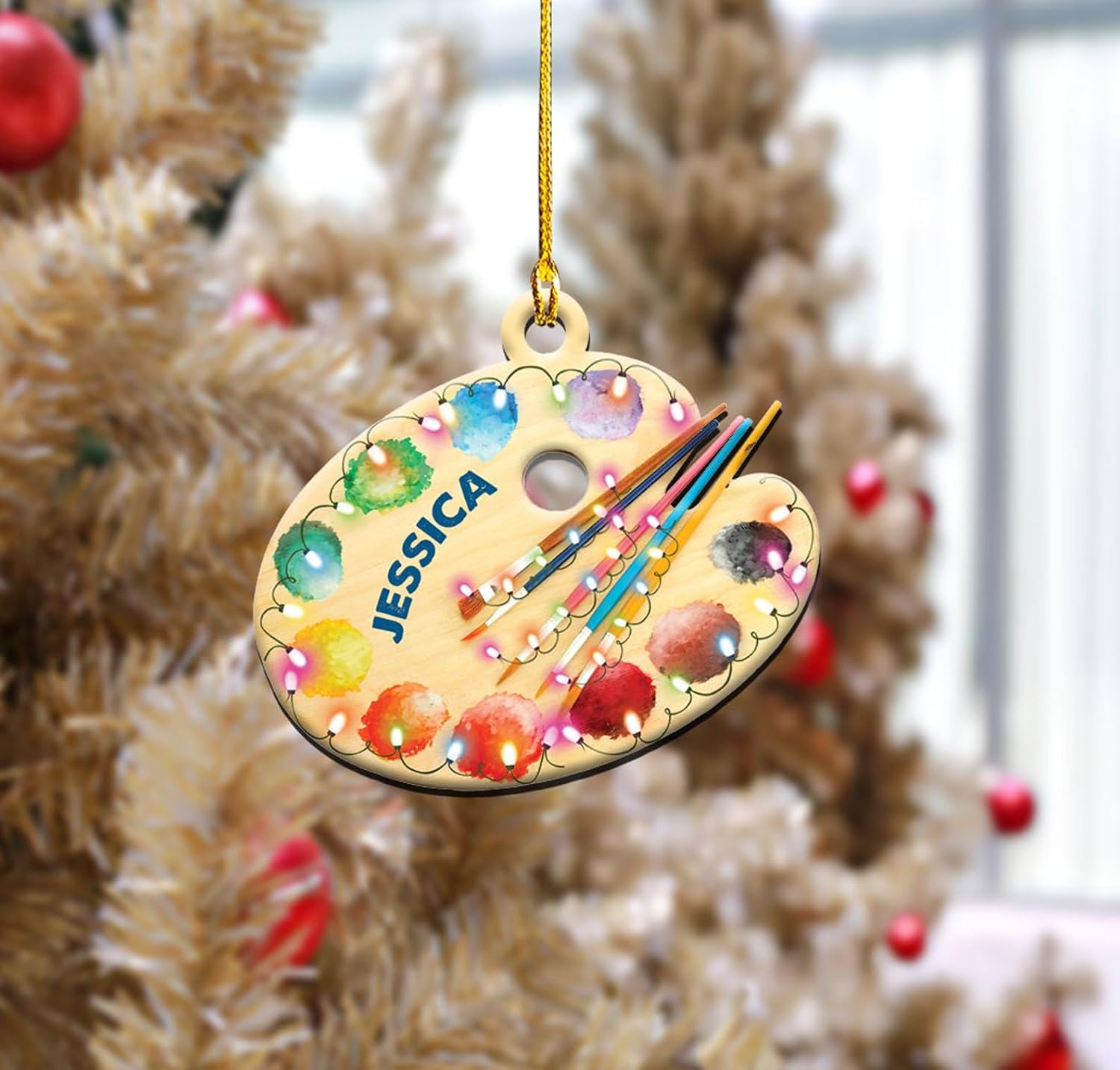 Drawing Ornament, Drawing Christmas Ornament, Artist Car