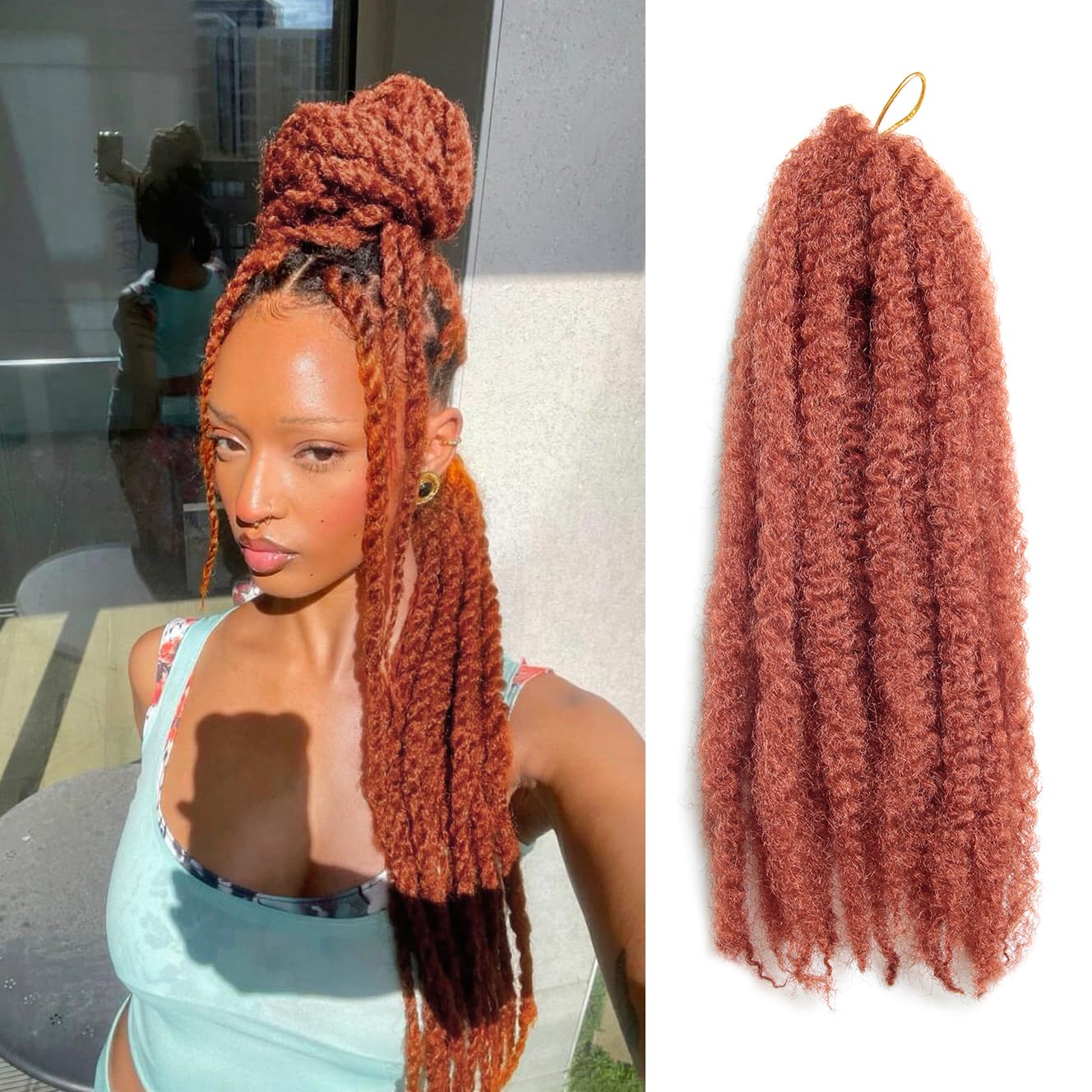 Amazon.com : 18-inch Ginger Marley Twist Braiding Hair – Soft
