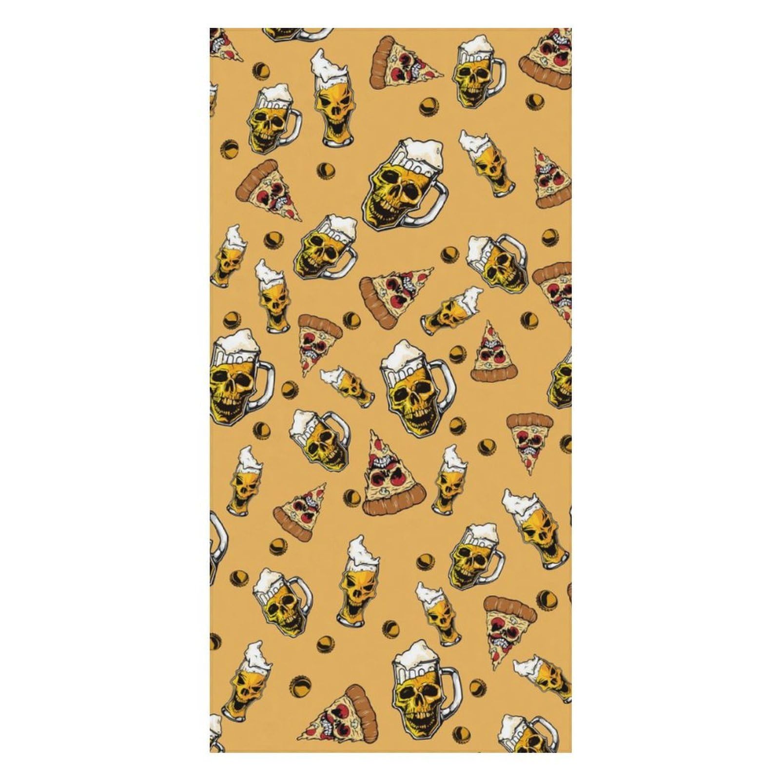 Anceky Beach Towel Quick-Dry Funny Skulls Bath Towels Beach Towel Large Absorbent Bath Towel for Home Gym Travel 31 X 63 in