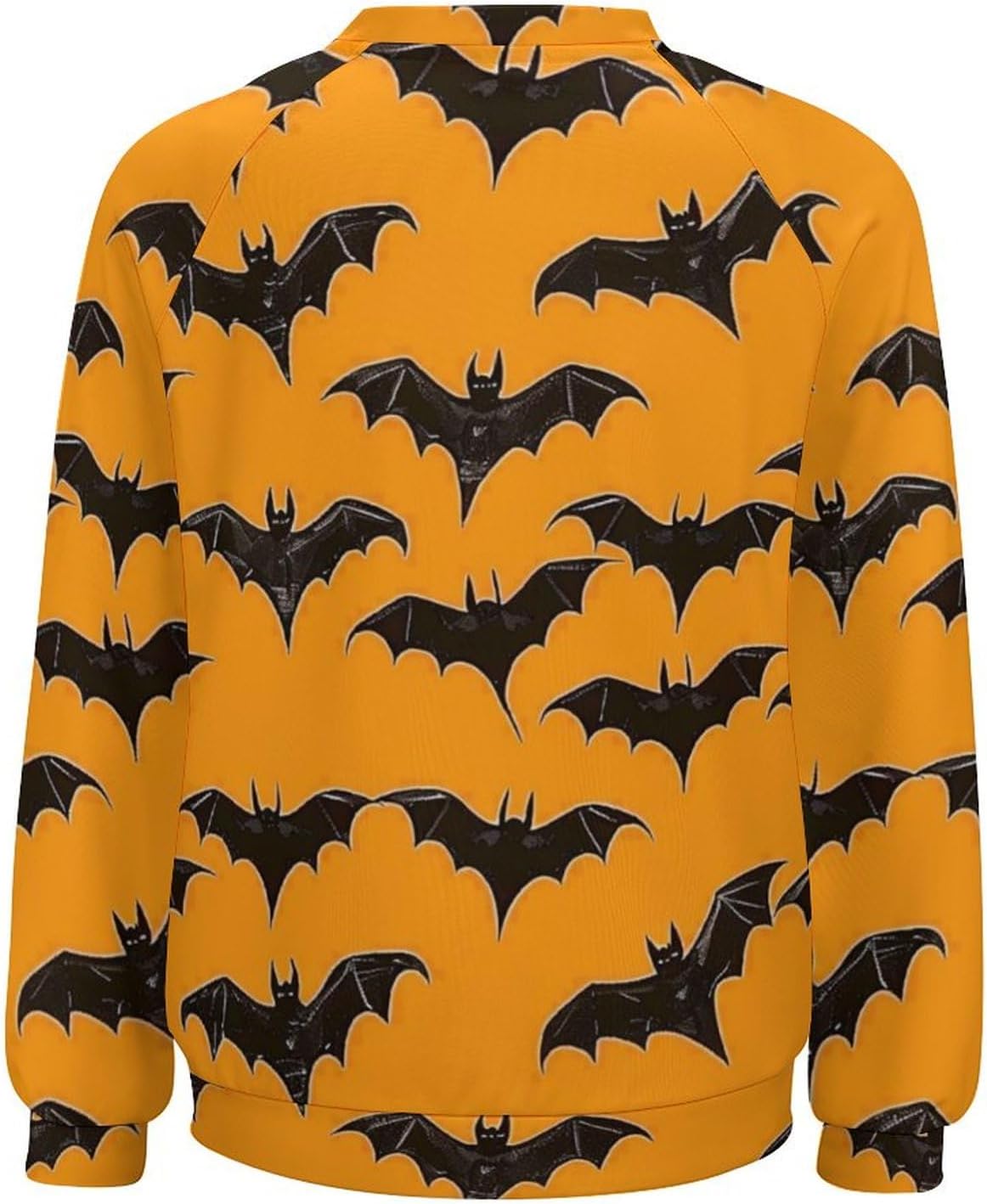 Sweatshirt for Women Halloween Print Fashion Comfy Fall Oversized Outfits Crewneck Lightweight Cotton Shirts - Image 5