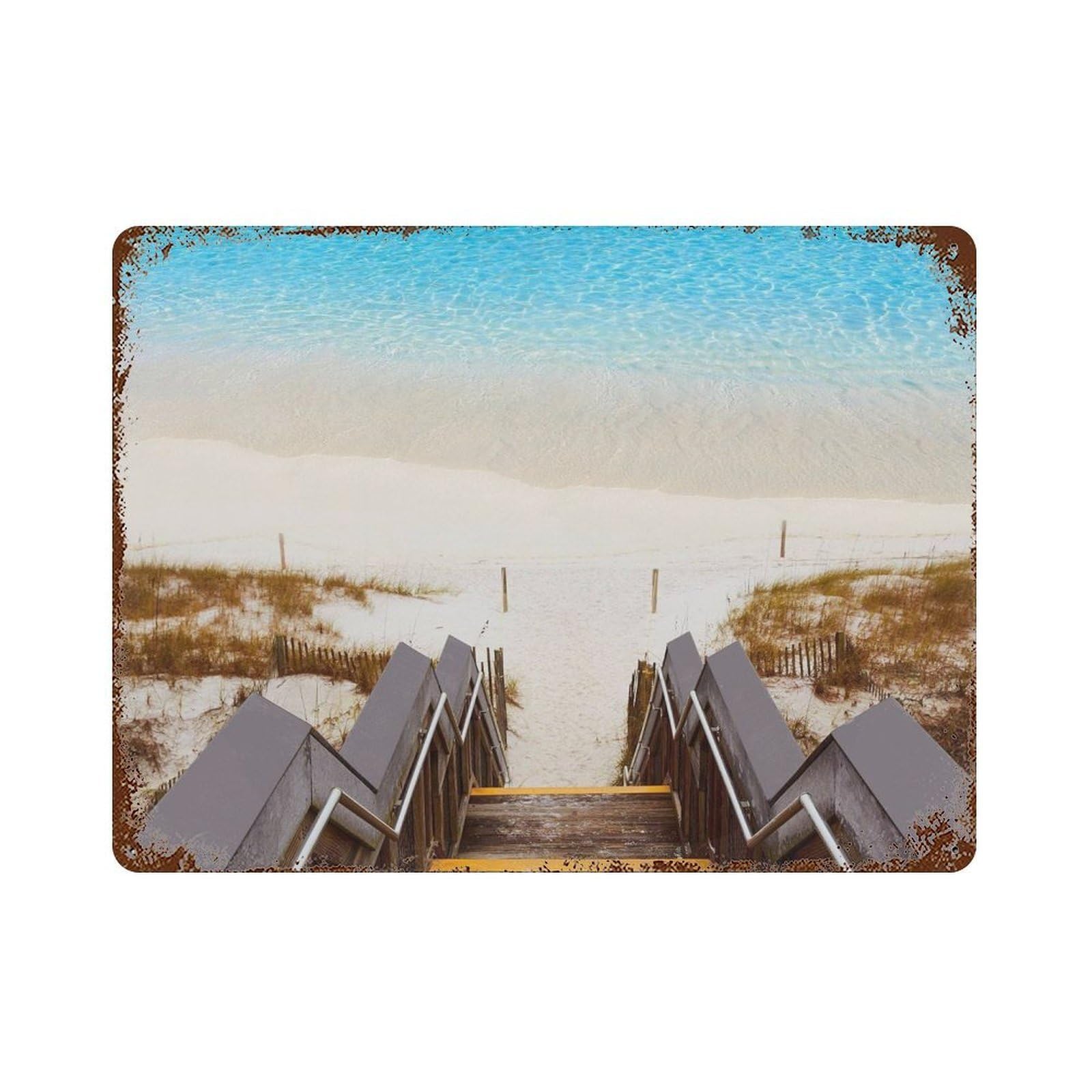 xiaoxiaoshen Real Photo Destin Decor Florida Wall Decor Art Metal Tin Poster Modern Home Decor Art Home Bar Shop Decorations Vintage Sign 30x40cm