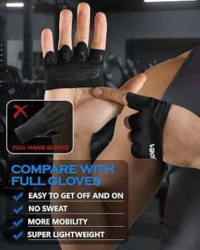 Weight Lifting Gloves for Men & Women, Non-Slip Gym Gloves