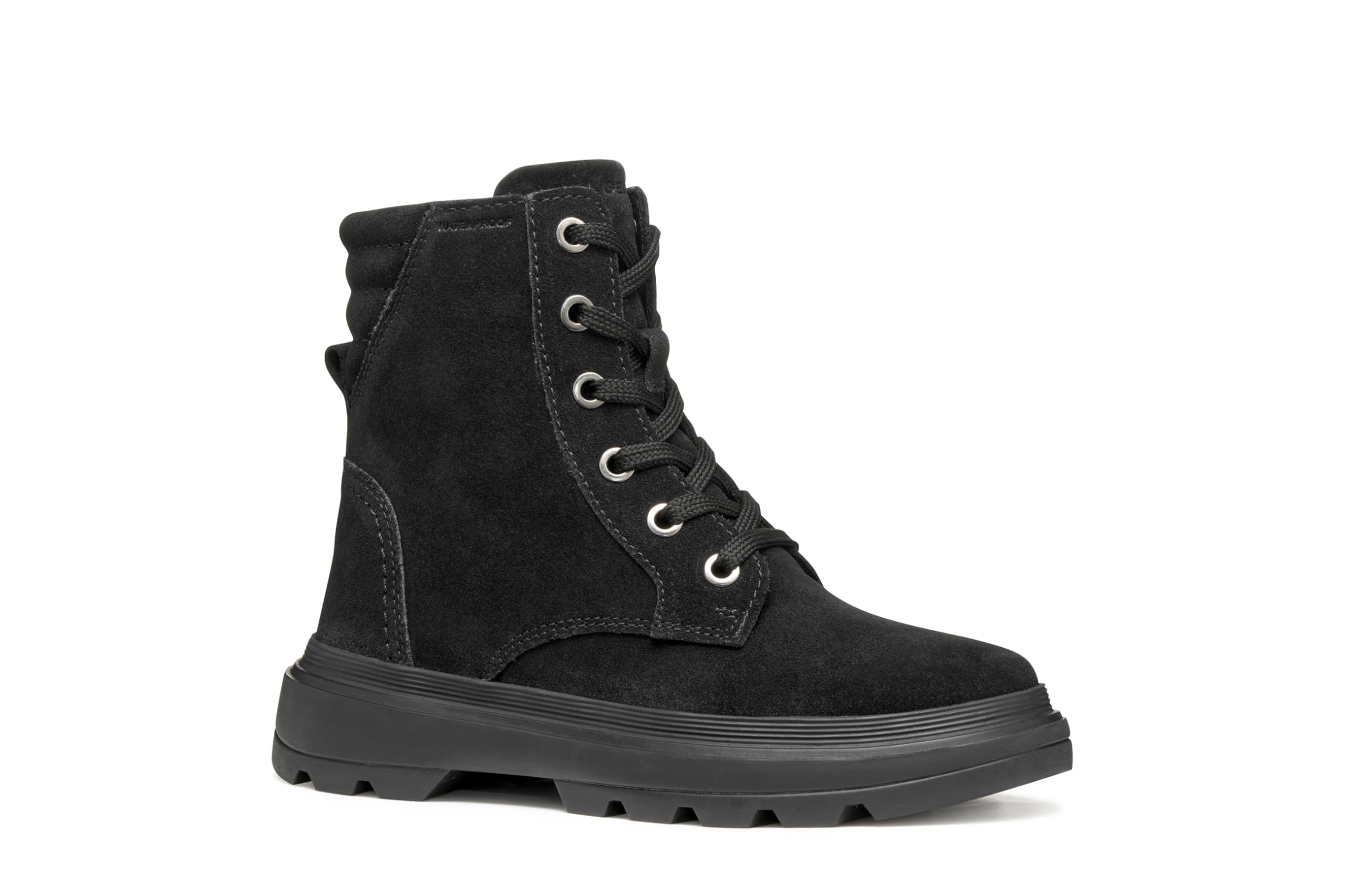 Geox Girls Jkiddartahgirlwpf Ankle Boot, Black, 12.5 UK