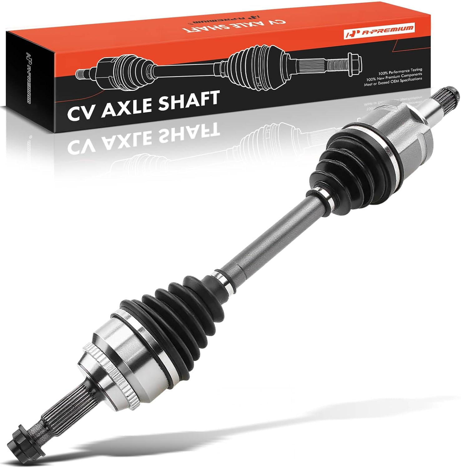 A-Premium Front Left Driver Side CV Axle Shaft Assembly - Compatible with Toyota Camry 2007-2011 2.4L FULL HYBRID EV-GAS (FHEV) - Replace# 4342033270