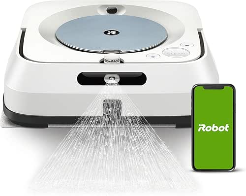 iRobot Braava Jet m6 (m6134) Robot Laveur de Sols Premium,