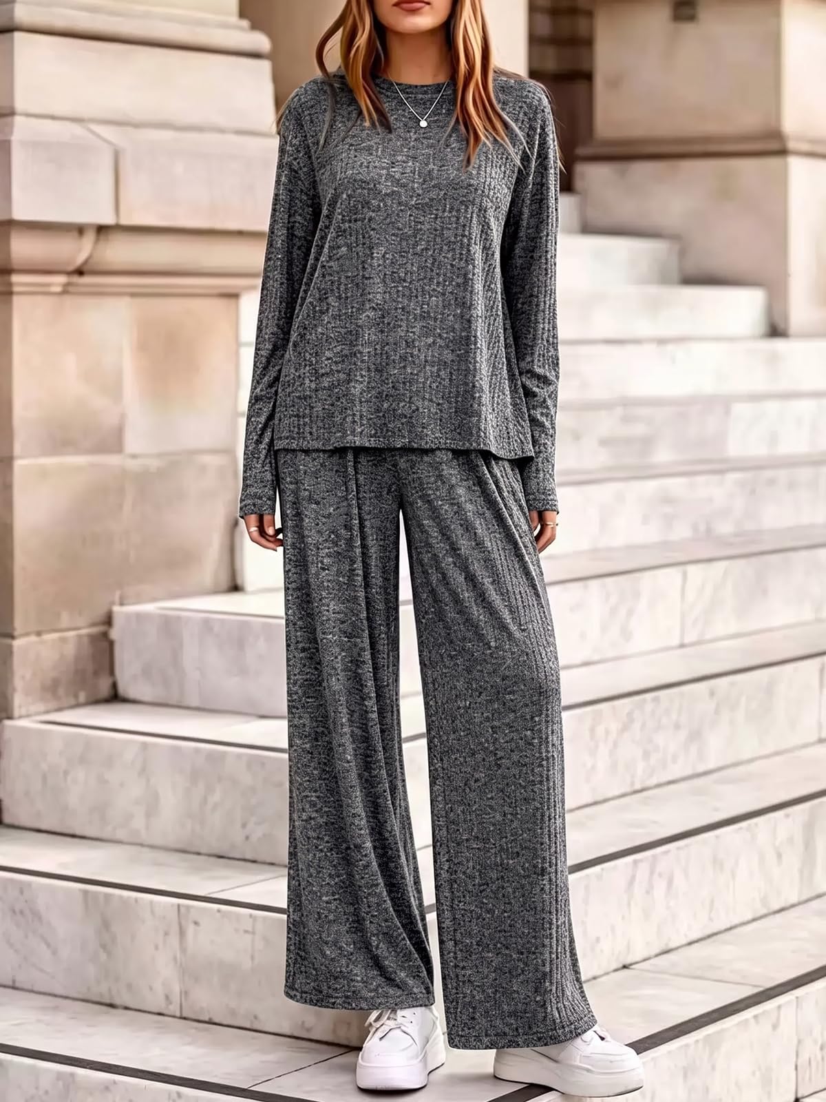 LIAMERHE Dwuczęściowy zestaw damski Casual Loungewear