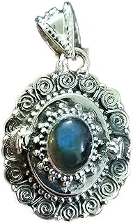 Labradorite Pendant, Poison Box Pendant, Vintage Box Pendant, Handmade Poison Pendant, Openable Poison Pendant, December Birthstone, Secret Compartment Pendant, Locket Pendant