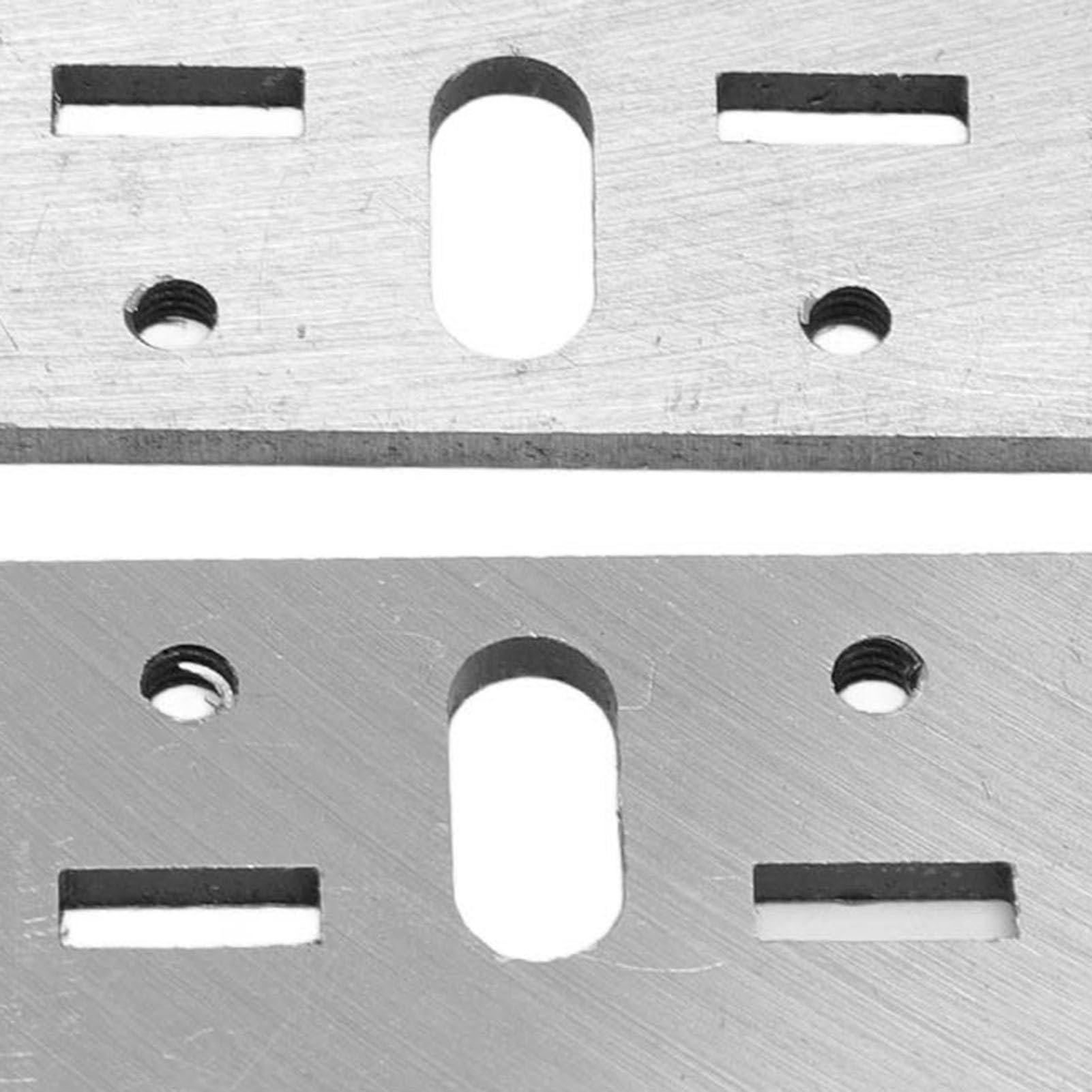 SIXRUN Lame per Piallatrice di Precisione HSS 82 Mm per KP0810 DW677 2 Pezzi Lame Riaffilabili per Professionisti di Falegnameria