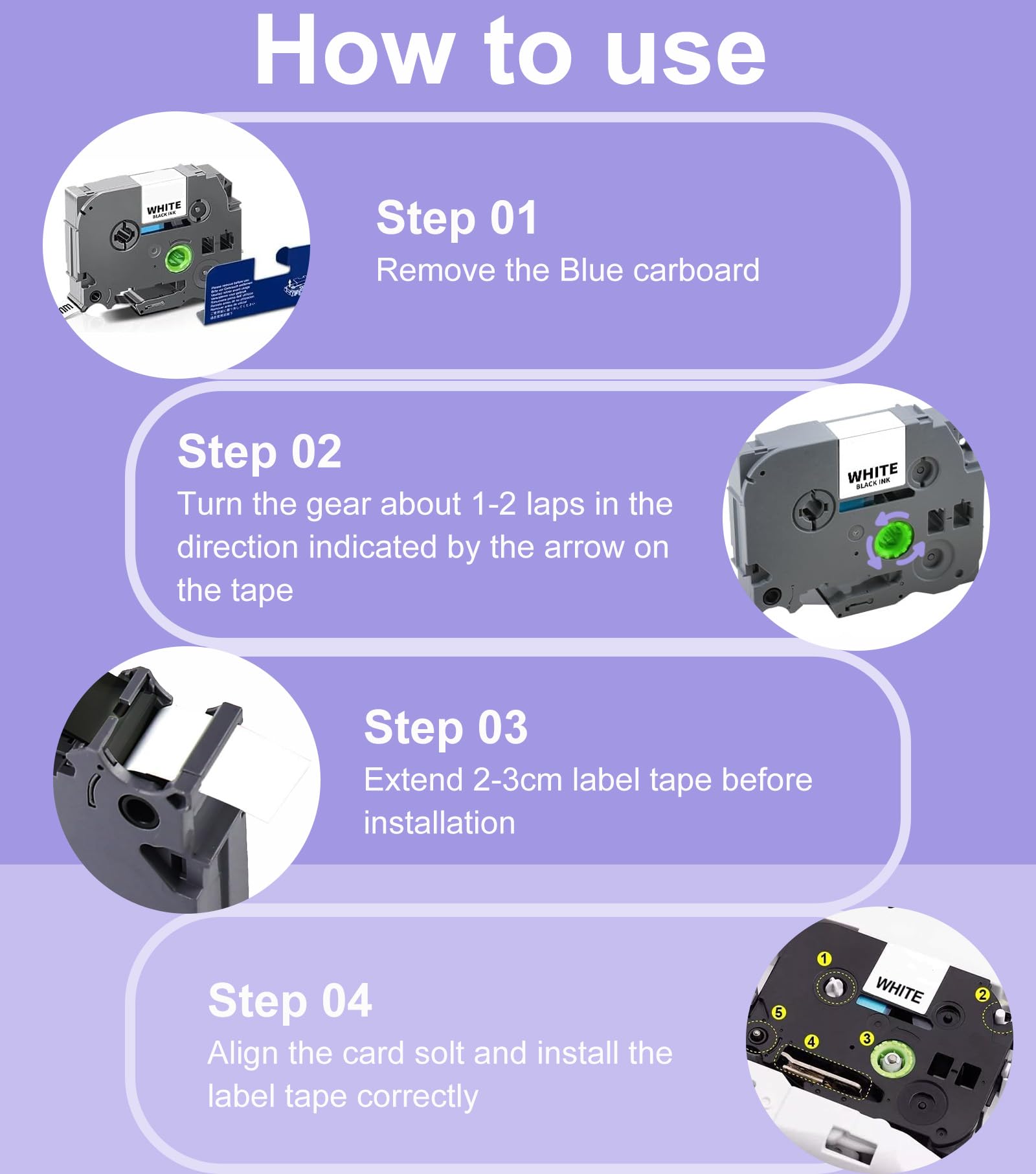 Etichette TZe Per P-touch | Brother - Foto 6