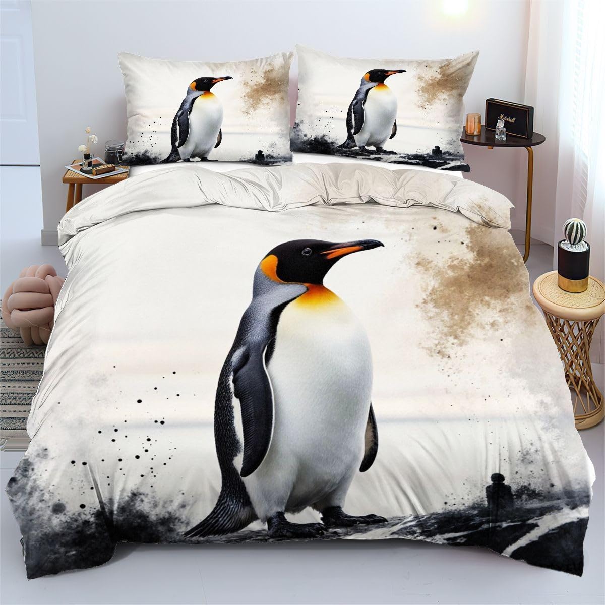 Housse de couette pingouin pour transformer votre chambre d'amis
