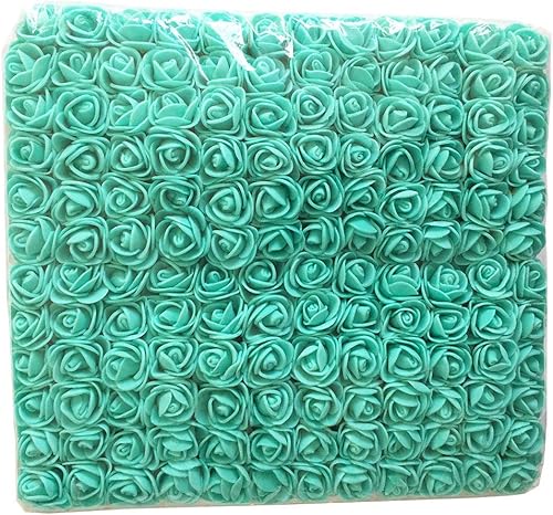 Miniatura 1 de 144 rositas artificiales para decoración de bodas, para hacer accesorios como pinzas para pelo de novia, diademas o vestidos con flores, de 1