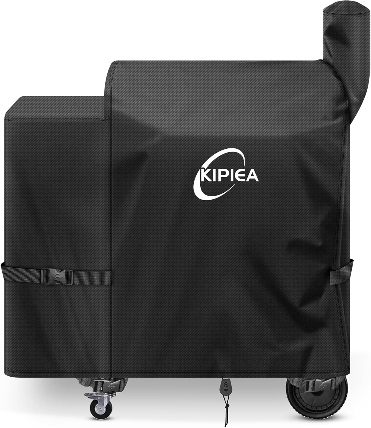 Kipiea 600D Heavy Duty Pellet Grill Cover for Z Grills 700 Series & 10502B, Waterproof Wood Pellet Smoker Cover with Windproof Buckles, UV Resistant, No Tear, No Fading