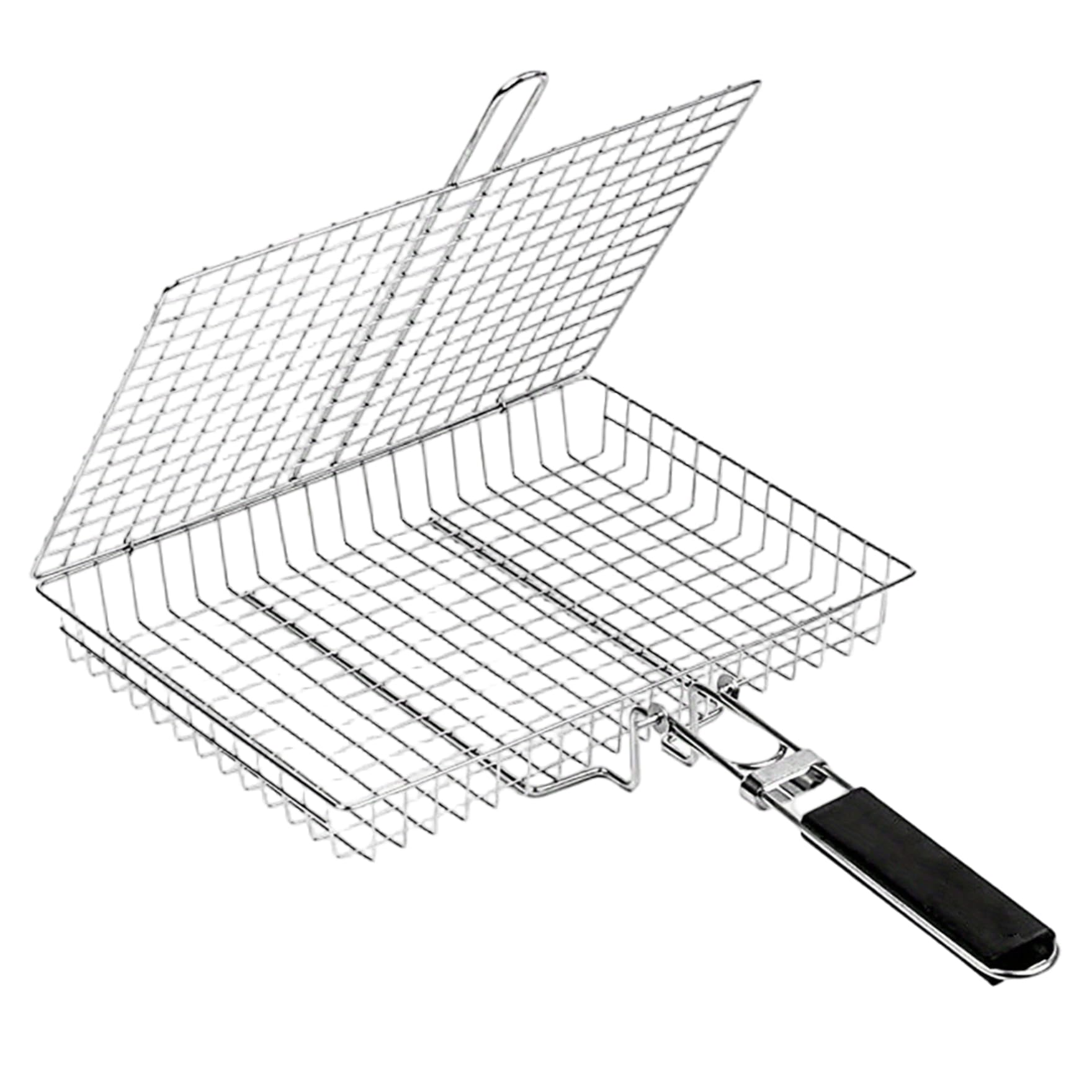 Panier à poisson pliable et barbecue portable en inox pour camping