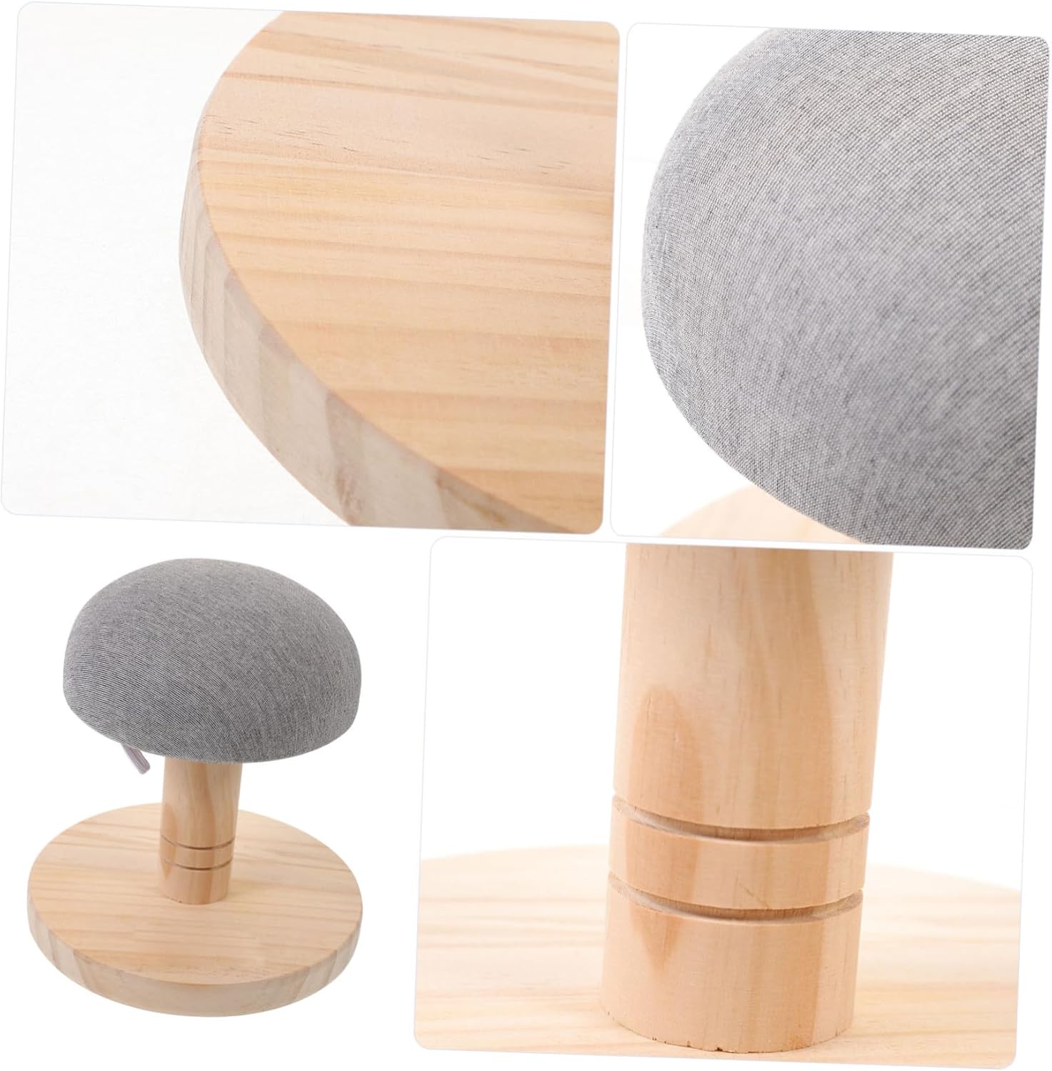 NUOBESTY Ironing Stool with Thick Stable Base Miniature Household Ironing Pad for Curved Clothes for Shirts Skirts and Travel Use