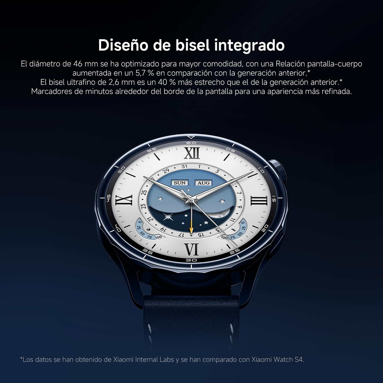 XIAOMI Watch S5 46 mm, Smartwatch con Pantalla, AMOLED de 1,48”, hasta 21 Días de Autonomía, Más de 150 Modos Deportivos, GPS de Doble Banda, NFC, Seguimiento de Salud, Android&iOS, Negro 5