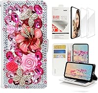 Vista 1 de STENES Bling SSBLDwCPSeries-4 - Funda de piel con tapa y protector de cable, diseño 3D