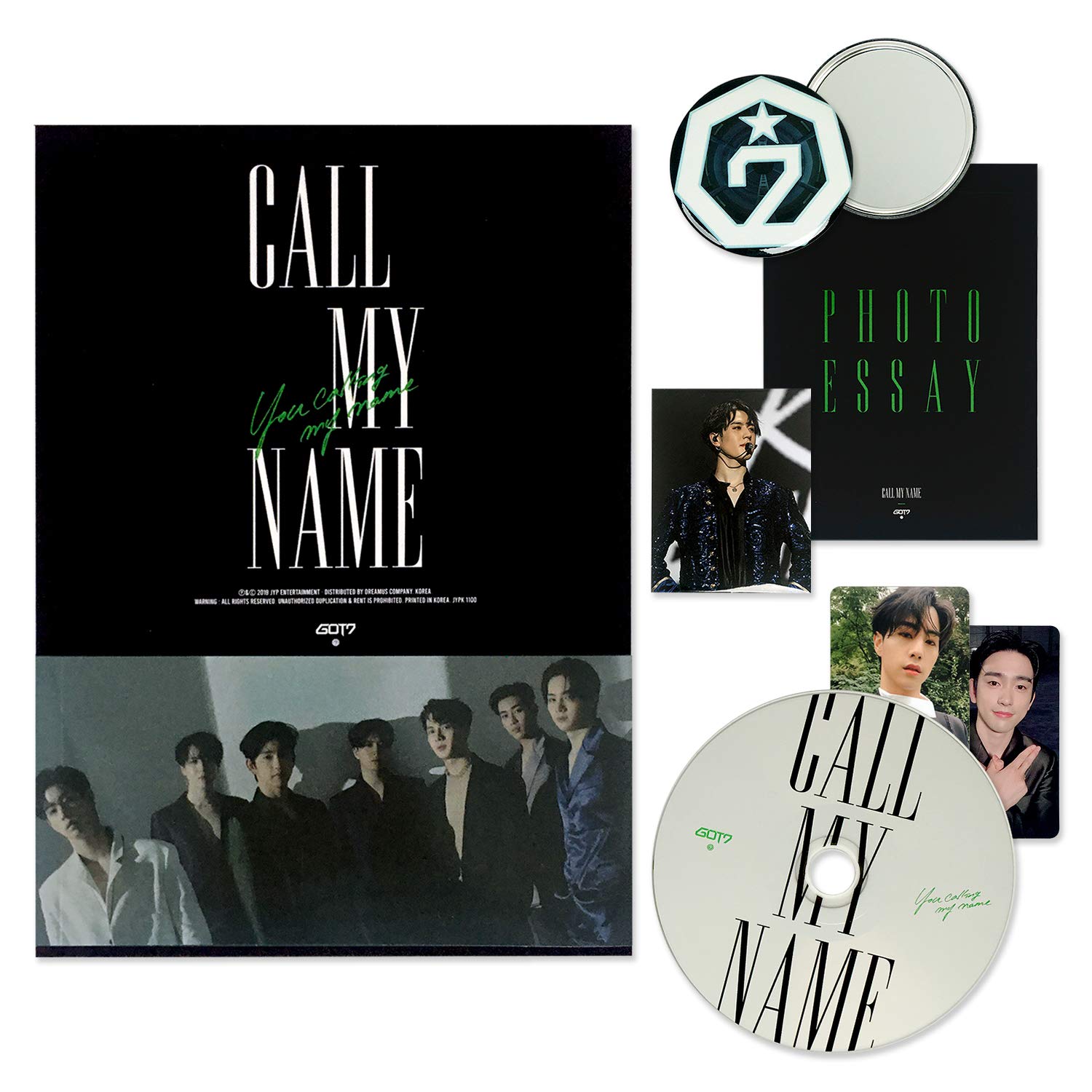 Buy Got7 Mini Album Call My Name C Ver Cd Photobook Photocards Free Gift Online In Singapore B08b5v9cl2