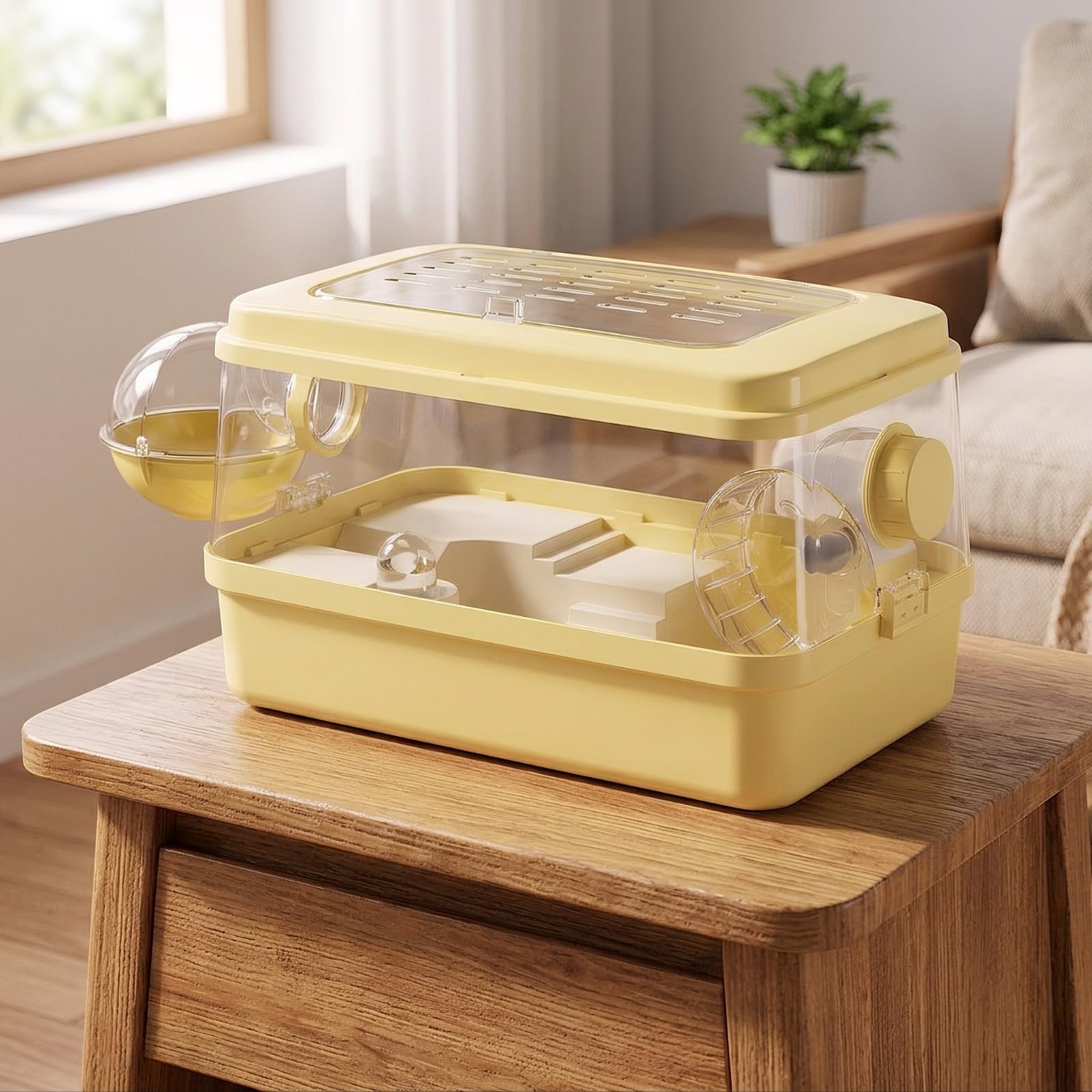 Leicht zu reinigen Hamstergehege , Weiß , Elfenbeinweiß , Minimalistisch