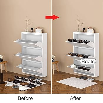 Amazon｜下駄箱 シューズボックス 薄型 シューズラック 靴箱