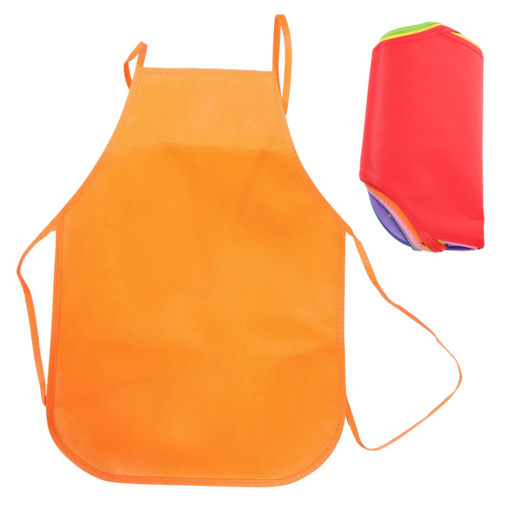 Alipis Grembiule per Ragazzo Ragazza 33x48cm Non Tessuto 24 Pezzi | Cucina e Pittura, Lacci Lunghi in Vita, Riutilizzabile, Facile da Pulire