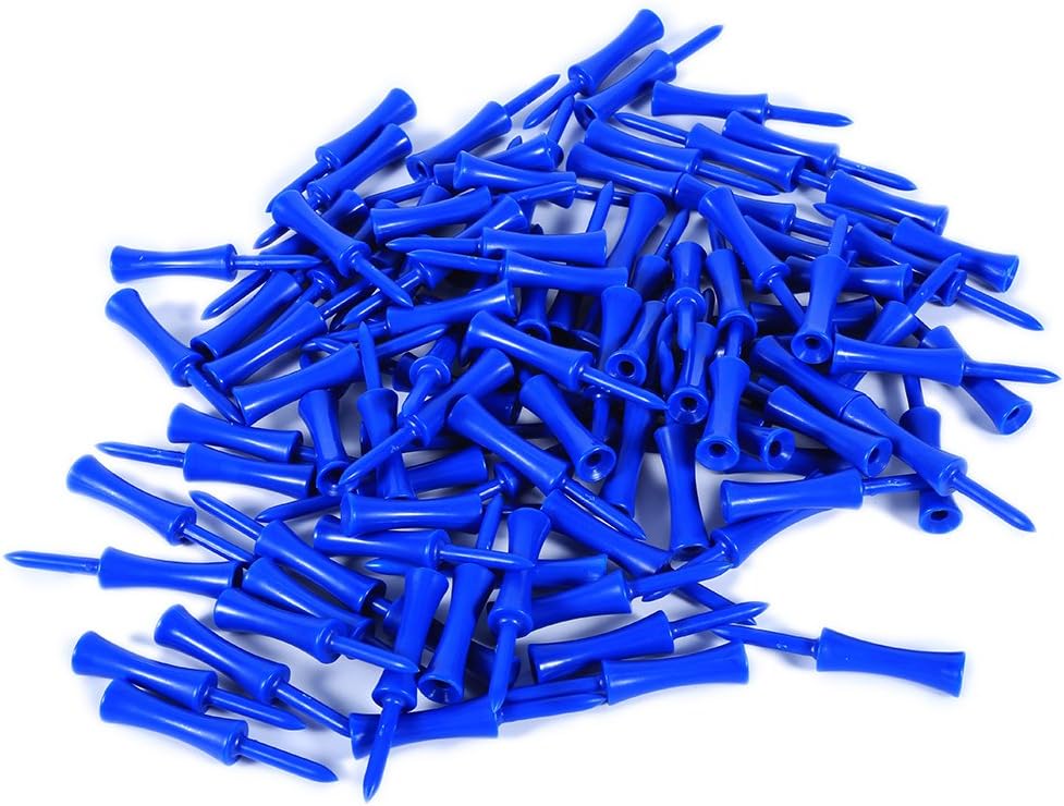 Yosoo Step Down Tees 100Pcs Plastic Blue 68Mm Tees Step Down Accessory Tool for Sports Tees Tees