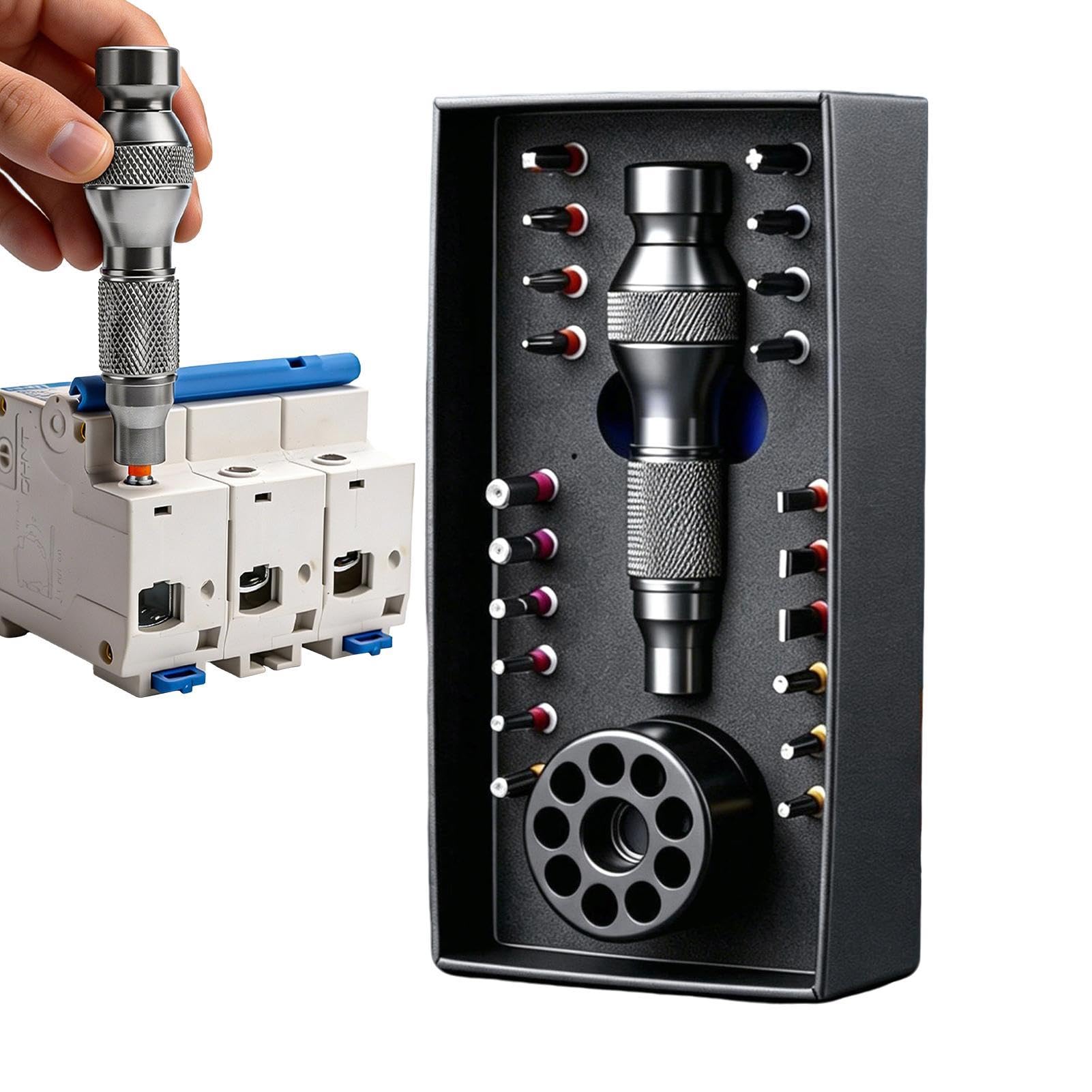 Embout tournevis pour perceuse magnétique contre la perte de vis 22pc