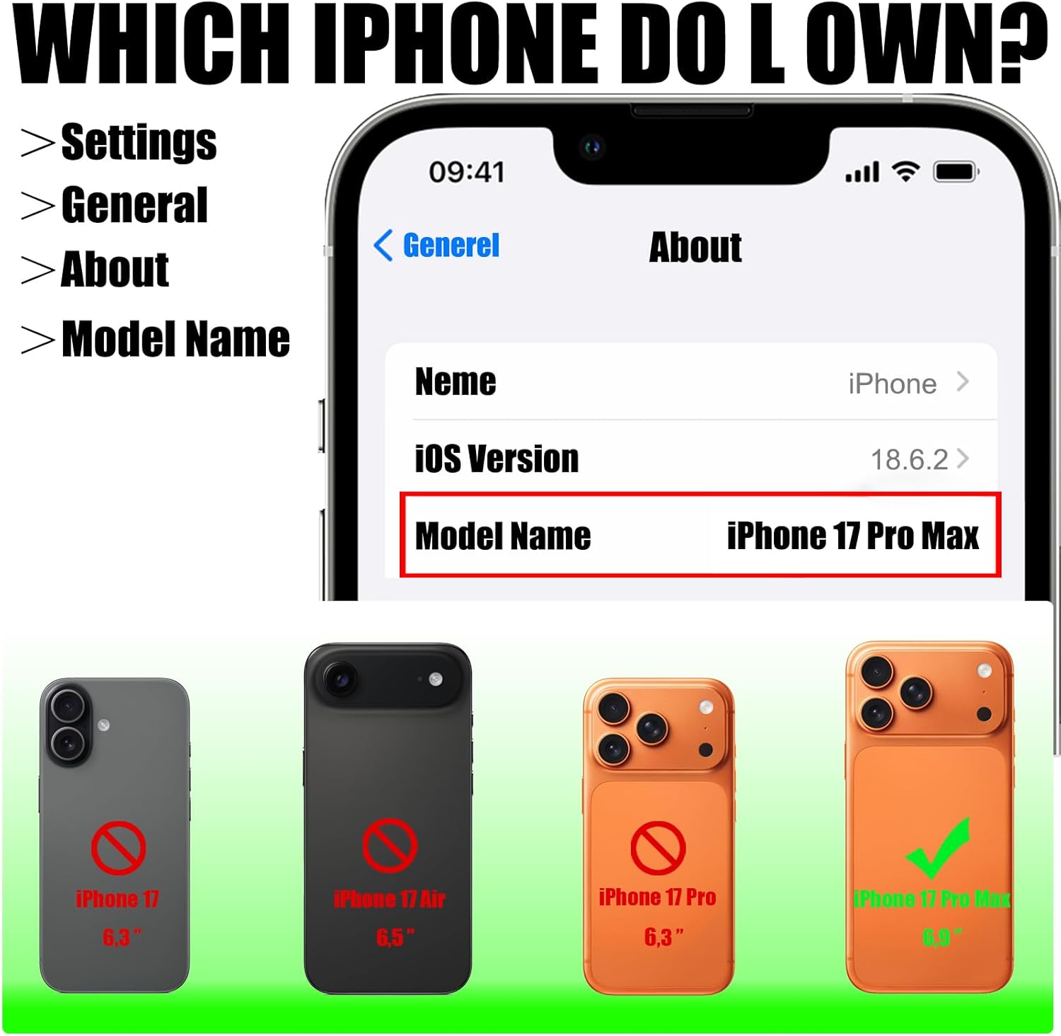 Zouzt Case for iPhone 17 Pro Max Genuine Leather Wallet Case with 4 Card Slot, RFID Blocking Card Holder Magnetic Flip Folio Shockproof Phone Cover Women Men for iPhone 17 Pro Max- Yellow - Image 2