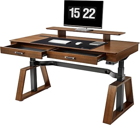 Eureka Ergonomic 63-Inch Standing Desk with Drawers, App-Controlled Adjustable S
