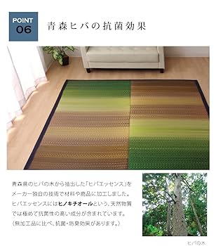 Amazon.co.jp: イケヒコ い草ラグ 国産 日本製 ラグ カーペット
