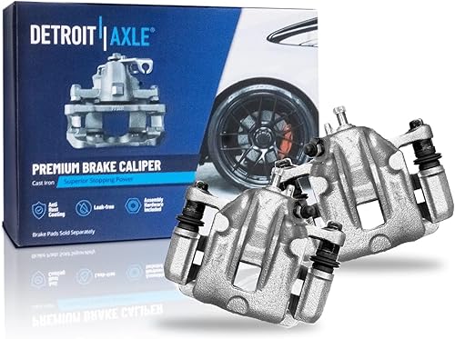 Miniatura 187 de Detroit Axle - Pinza de freno delantera derecha con soporte de repuesto para Chevrolet Equinox Captiva Sport Pontiac Torrent Saturn Vue Suzuki XL-7