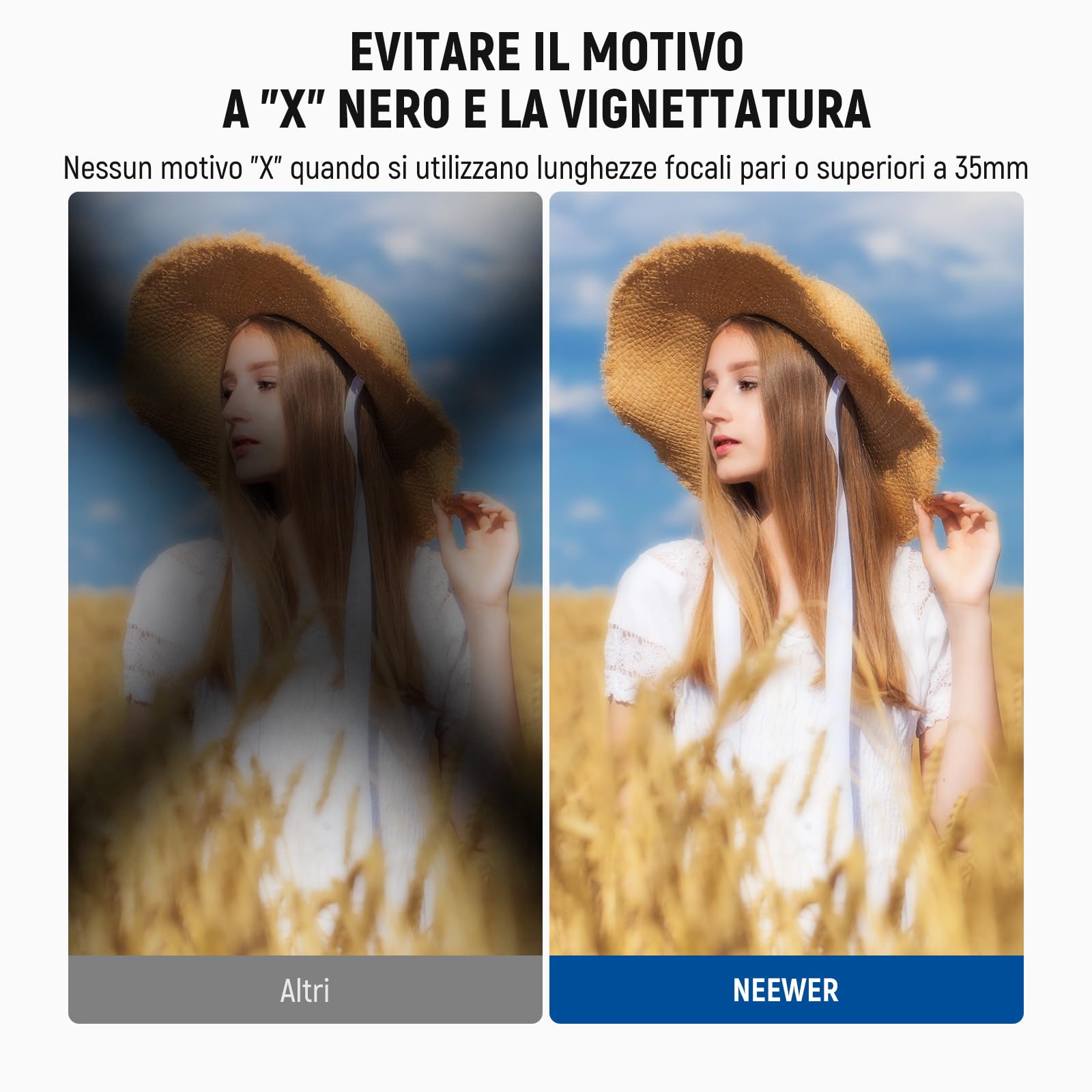 NEEWER 67mm 3in1 Filtro ND Variabile+CPL+Black Diffusion 1/4 Filtro Per Effetto Mist Cinematic, Filtro Effetto a Densità Neutra Polarizzatore Circolare in Vetro Ottico HD Multistrato con Custodia
